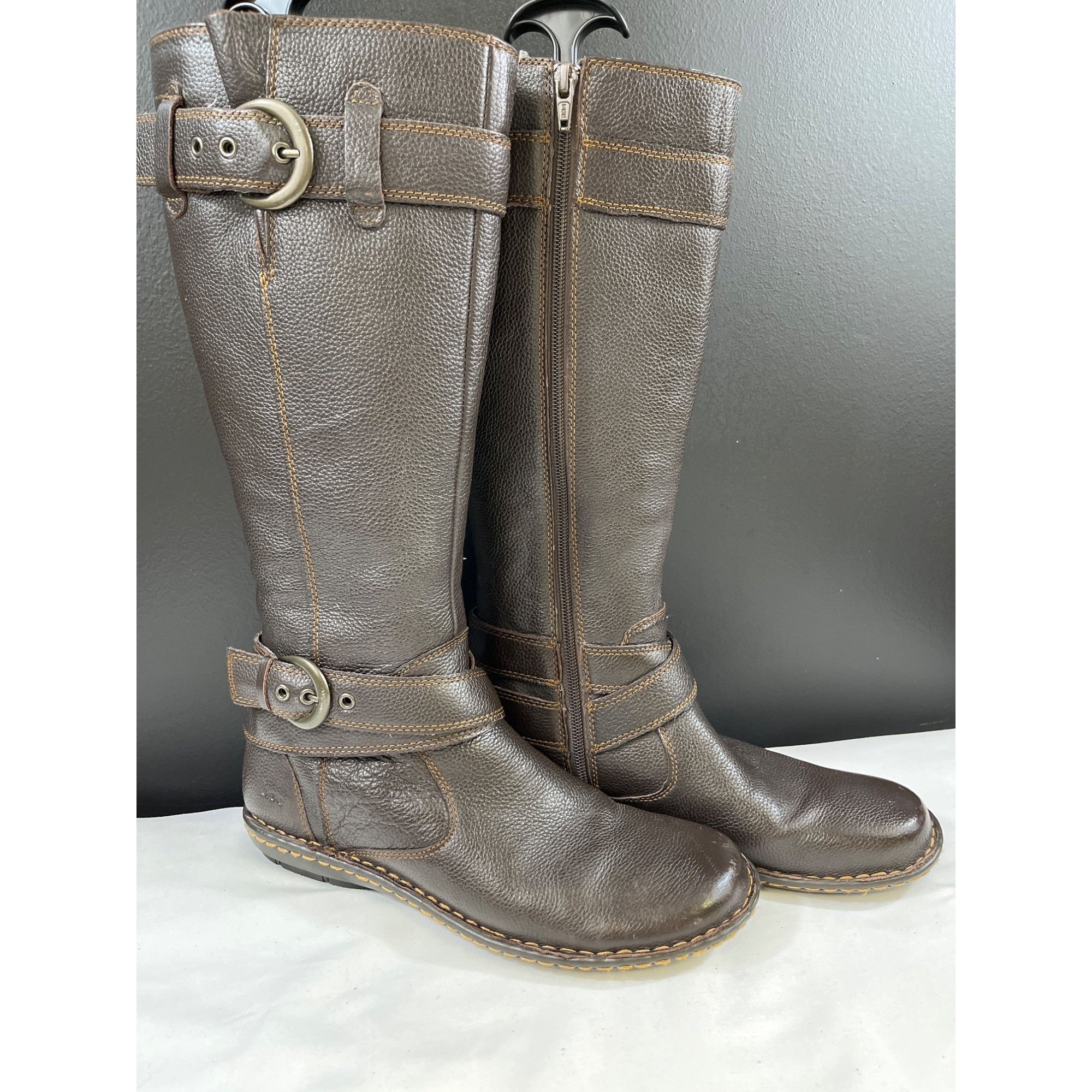 BOC popular Brown Leather Tall Riding Boots