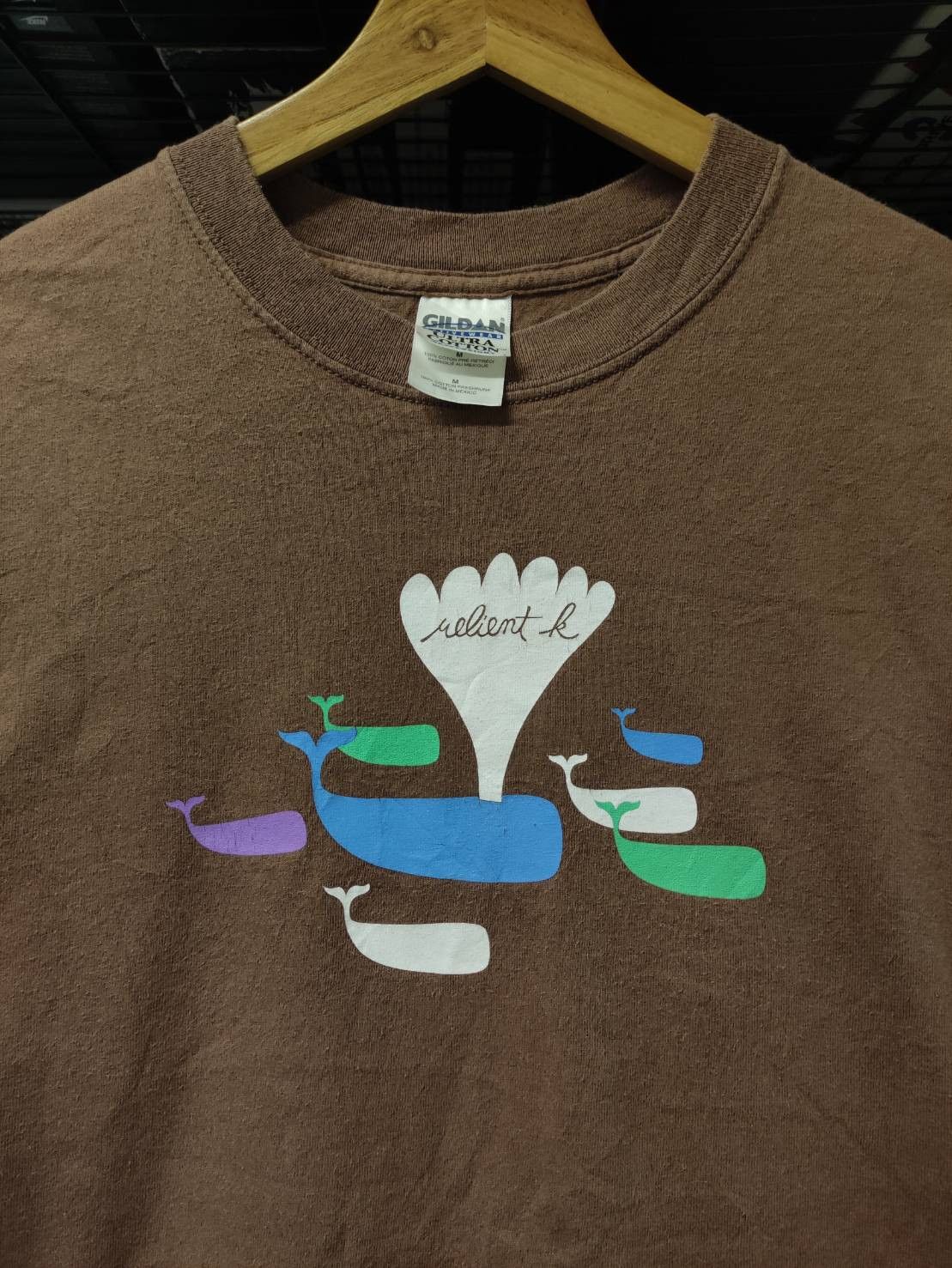 Band Tees Vtg 00's Relient K " Whale " Art T-Shirt Size US M / EU 48-50 / 2 - 1 Thumbnail