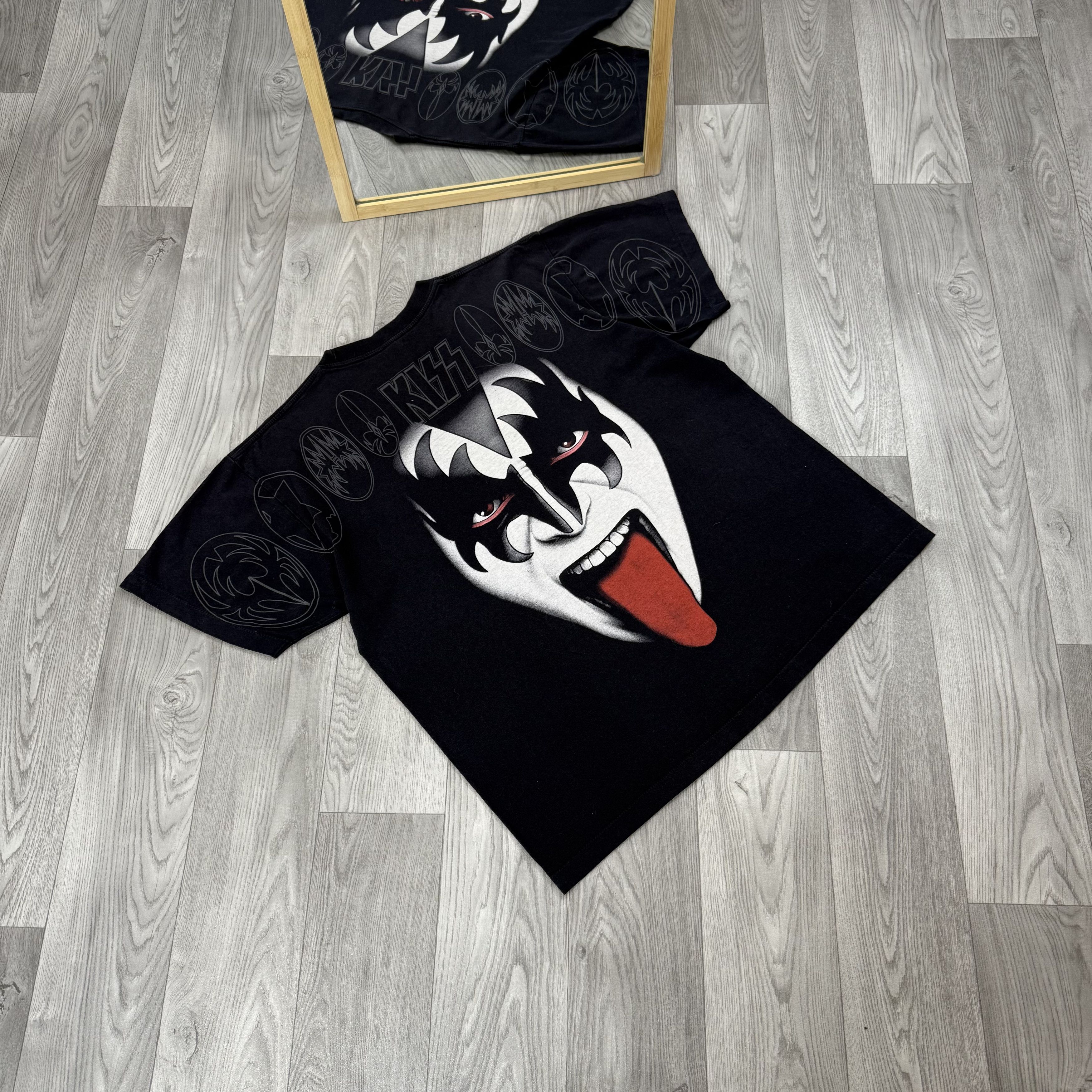 KISS Vintage KISS 90s Graphic Black Tee Shirt XL Size US XL / EU 56 / 4 - 4 Thumbnail