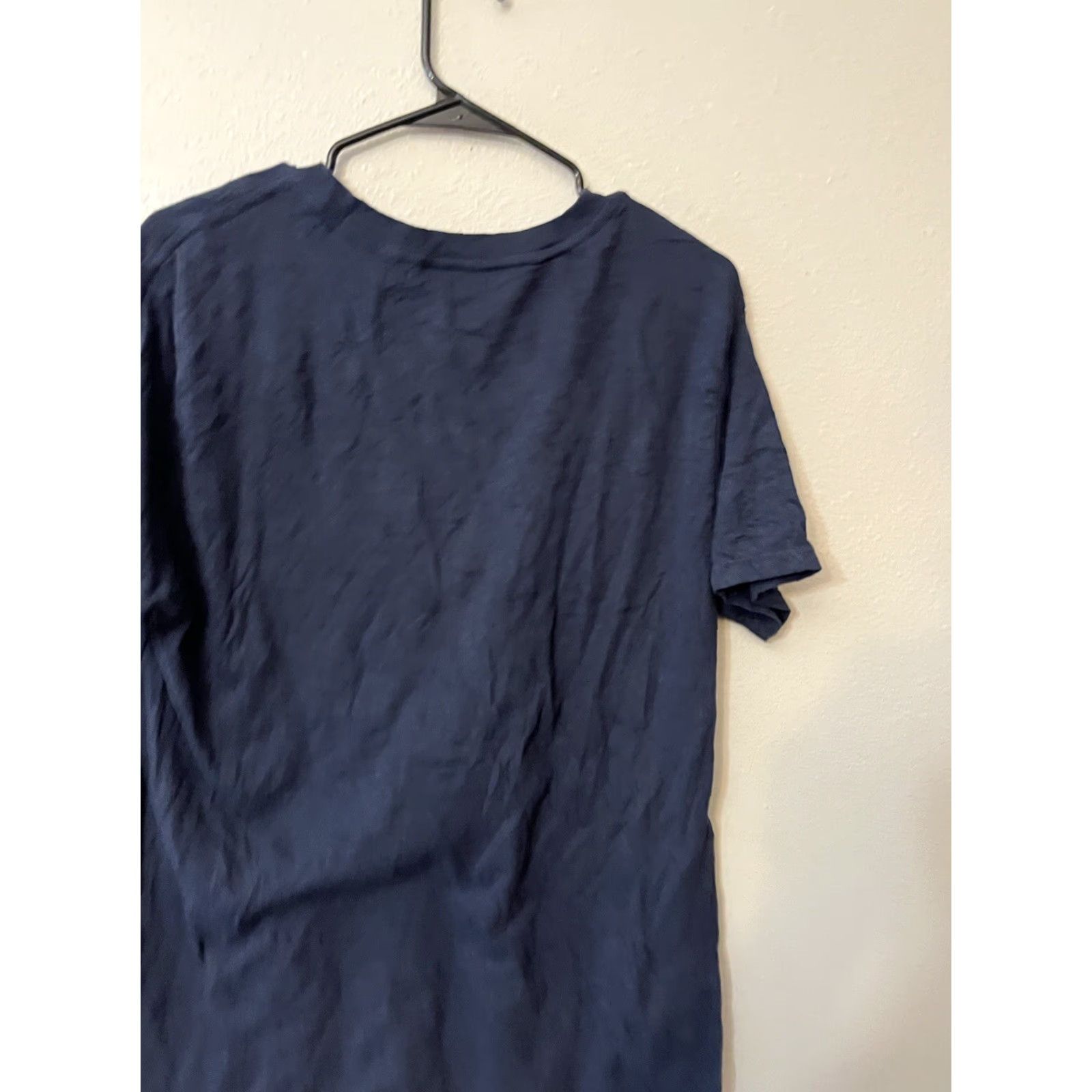 Levi's LEVIS MENS LONG SLEEVE T SHIRT Sz XL Navy Blue Solid Sleepwear T Size US XL / EU 56 / 4 - 3 Thumbnail