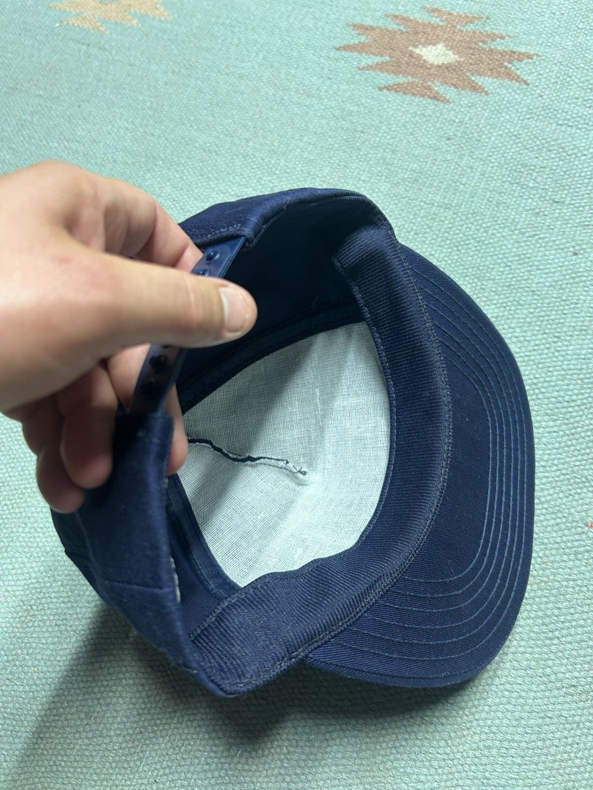 Vintage Vintage 80s Snapback hat Ashland Coal Navy blue patch USA Size ONE SIZE - 7 Thumbnail