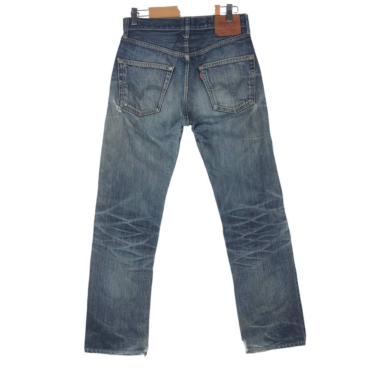 Jean × Levi's × Vintage Vintage Levi's Jeans 501 Distressed Jeans Size US 29 - 4 Thumbnail