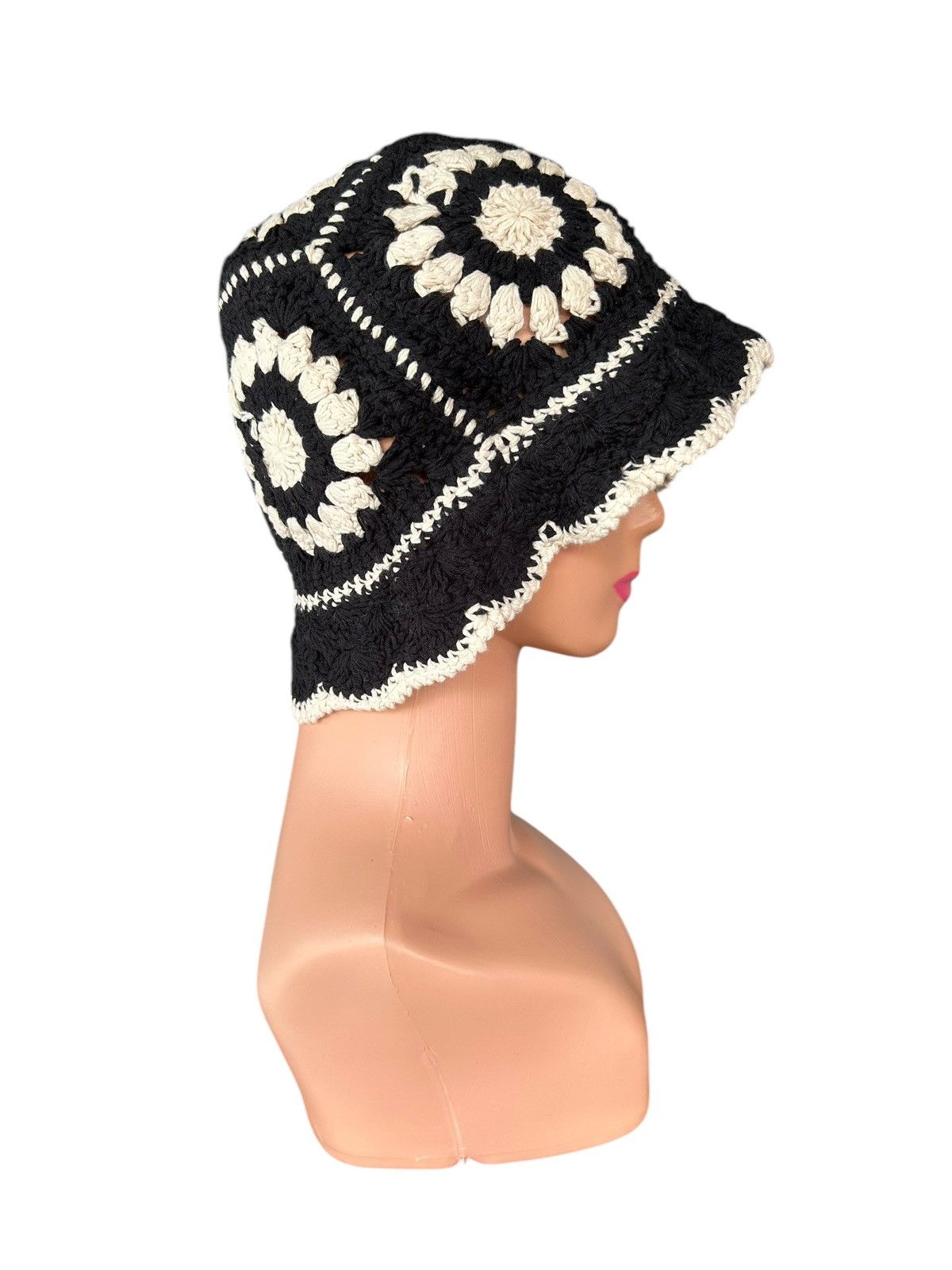 Japanese Brand × Kapital × Vintage Crochet Knitted handmade Bucket Hats Size ONE SIZE - 2 Thumbnail