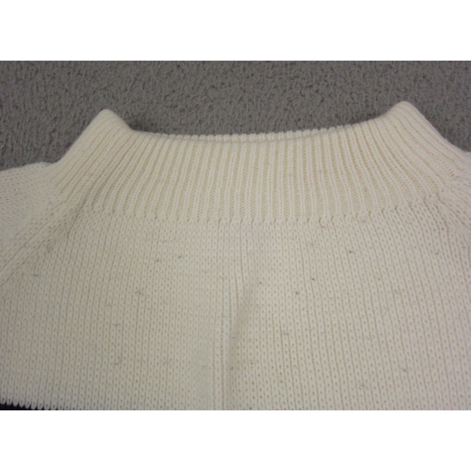 Vintage VINTAGE Montgomery Ward Sweater Mens XL Pullover Knit Mock Neck Ivory 80s 90s Casual Business Mens Size US XL / EU 56 / 4 - 3 Thumbnail