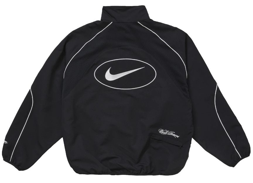 Nike × Supreme SUPREME NIKE TRACK JACKET BLACK | Grailed