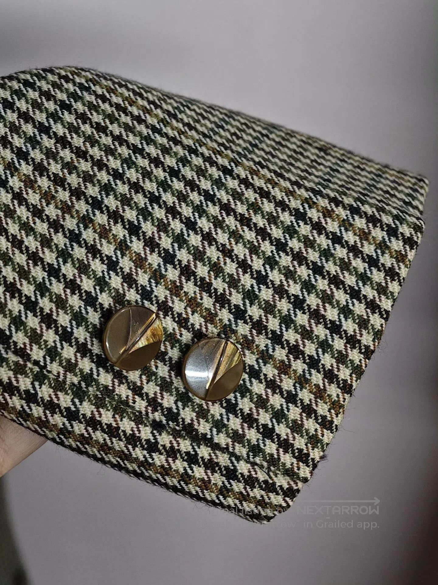 Japanese Brand Italian Vintage Wool Checked Blazer. Size US M / EU 48-50 / 2 - 4 Thumbnail