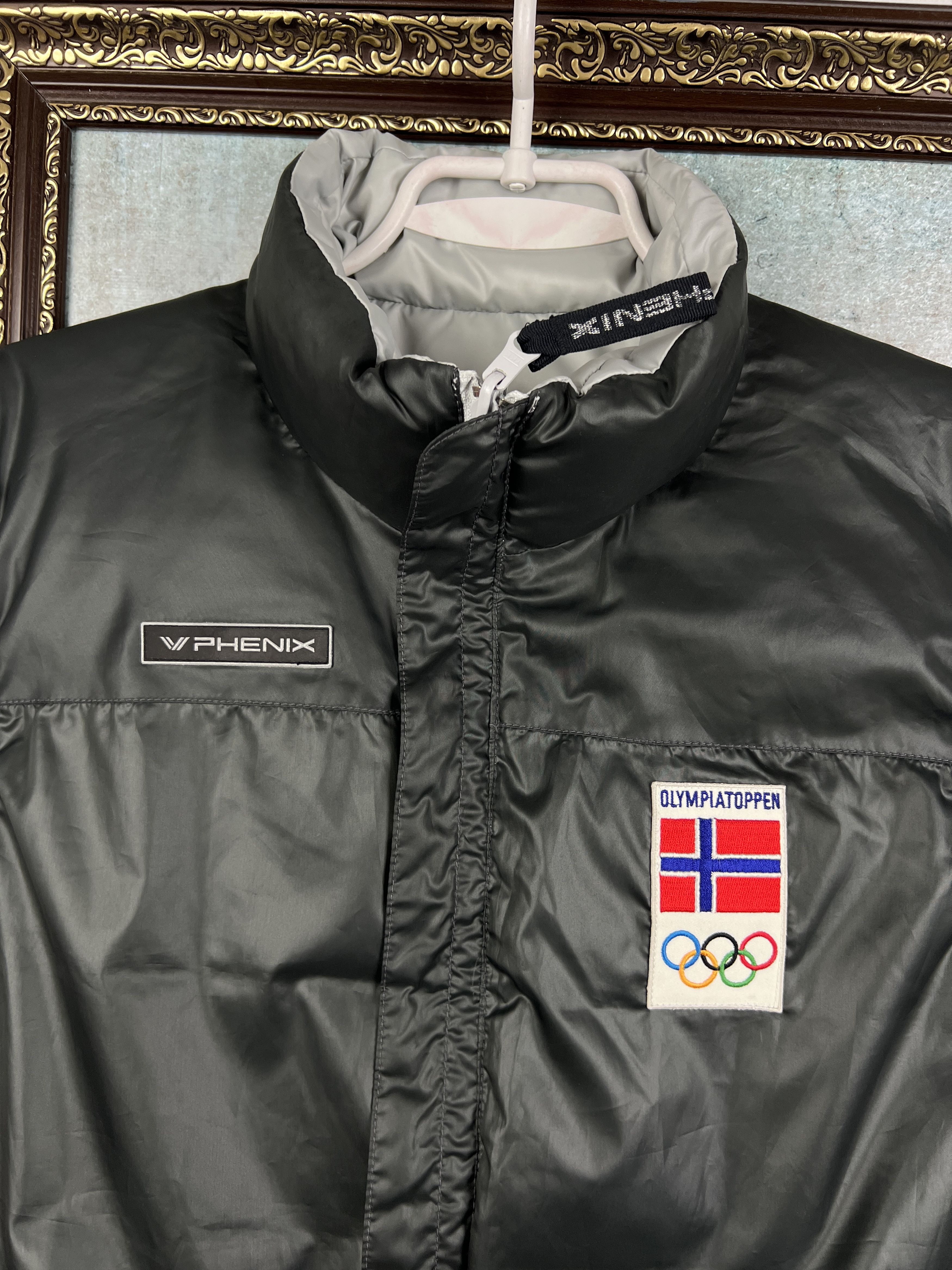 Vintage Puffer Padded Ski Jacket Norway Olympics Reversible Vest Size US XS / EU 42 / 0 - 9 Thumbnail