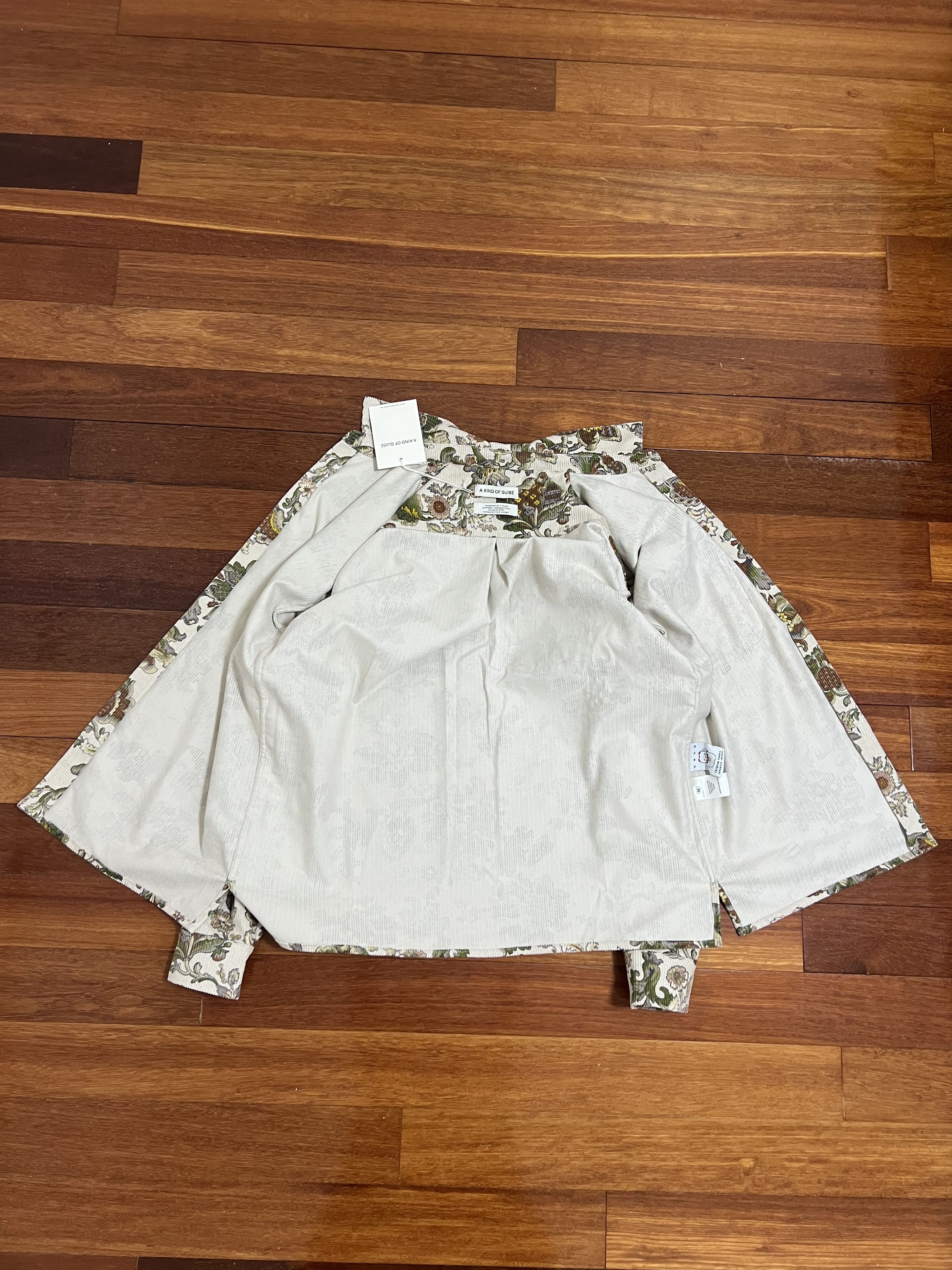 A Kind Of Guise 💚 AW23 A Kind Of Guise Gusto Shirt Paisley Offwhite NEW Size US M / EU 48-50 / 2 - 3 Thumbnail