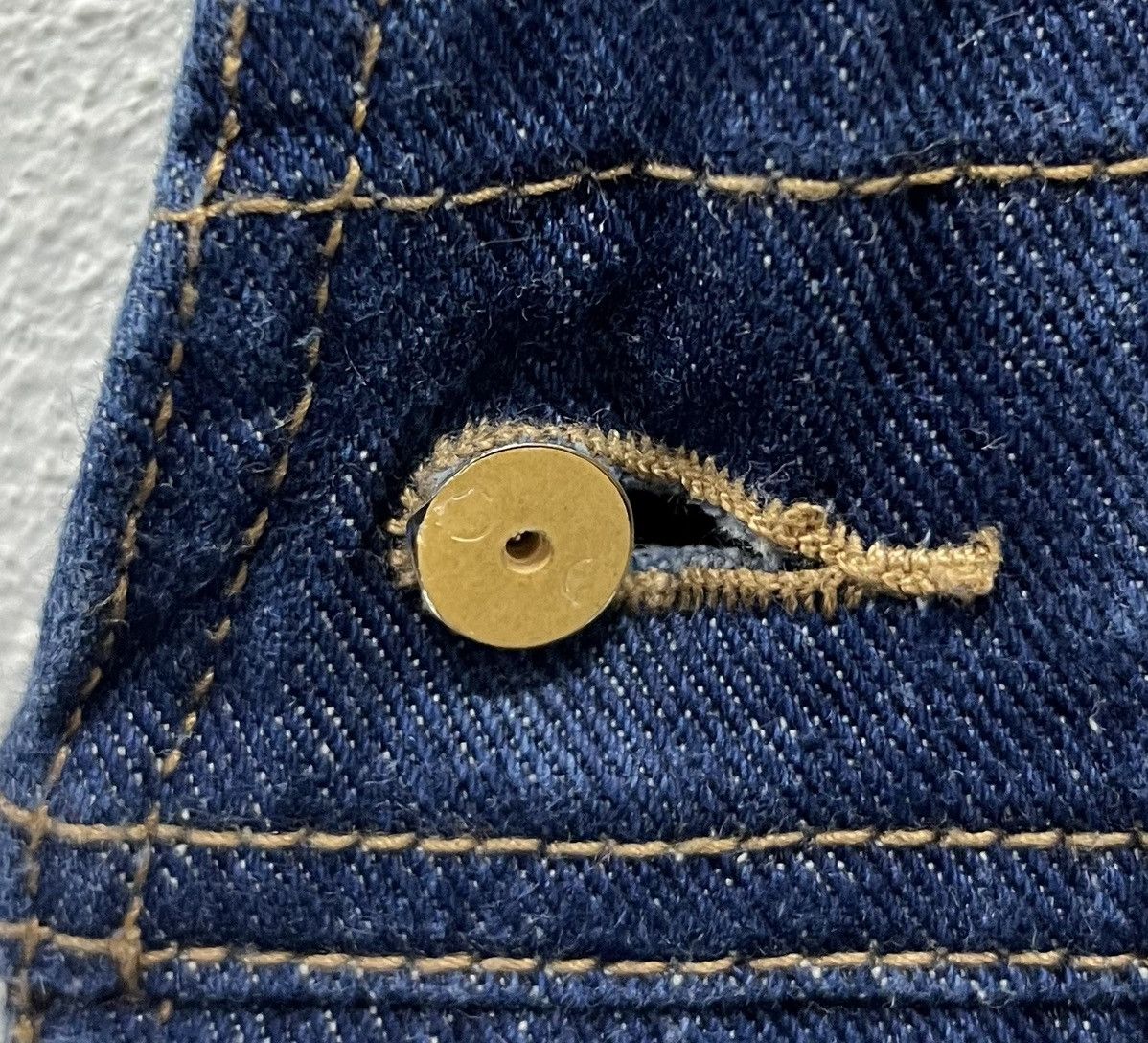 Asos × Vintage ASOS Denim Overalls - Dark Wash - UK 8 / US 4 / EU 36 Size US 30 / EU 46 - 10 Thumbnail