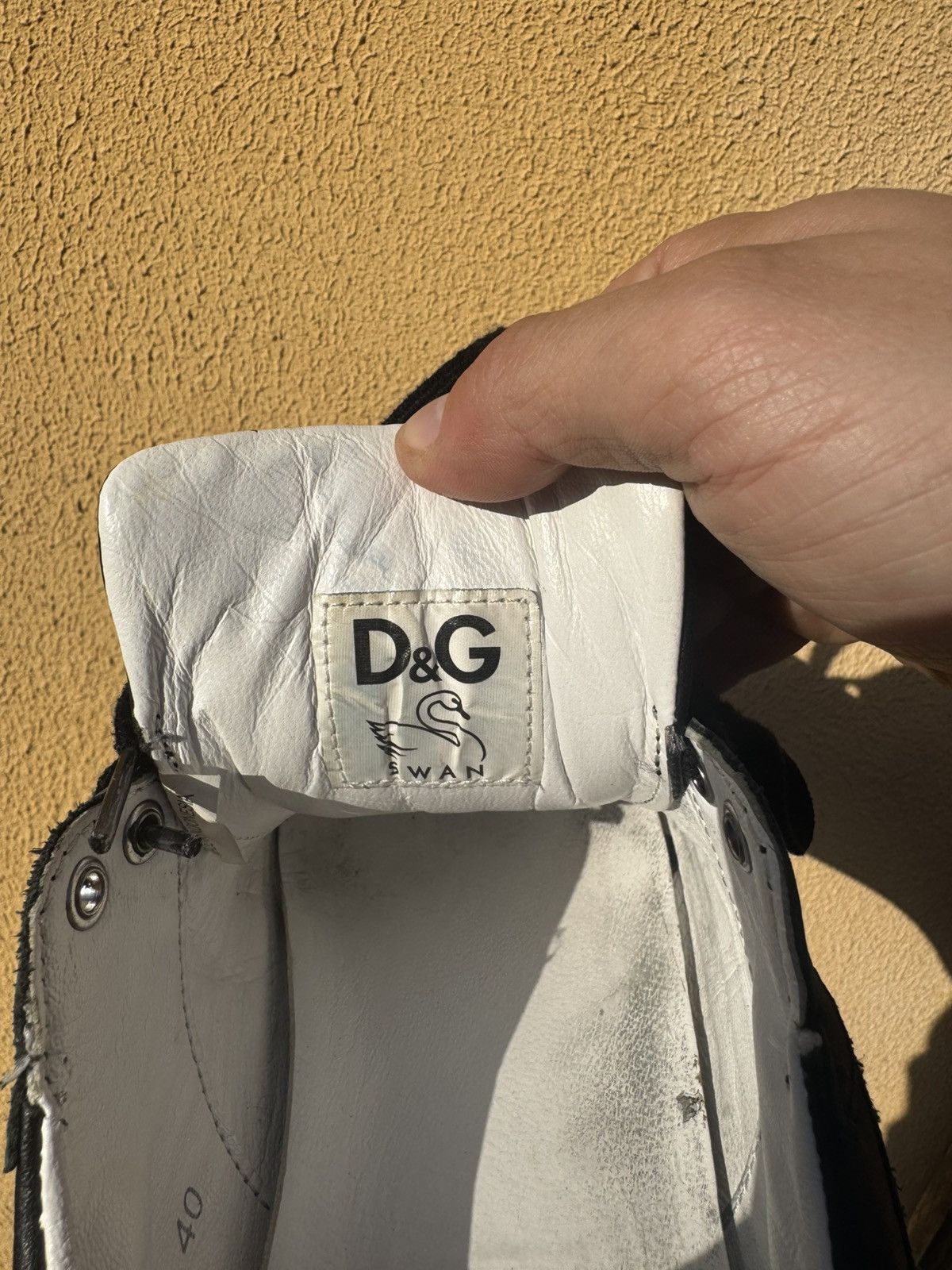 Dolce & Gabbana Vintage Dolce Gabbana Leather Y2k Sneakers Size US 7 / EU 40 - 12 Thumbnail