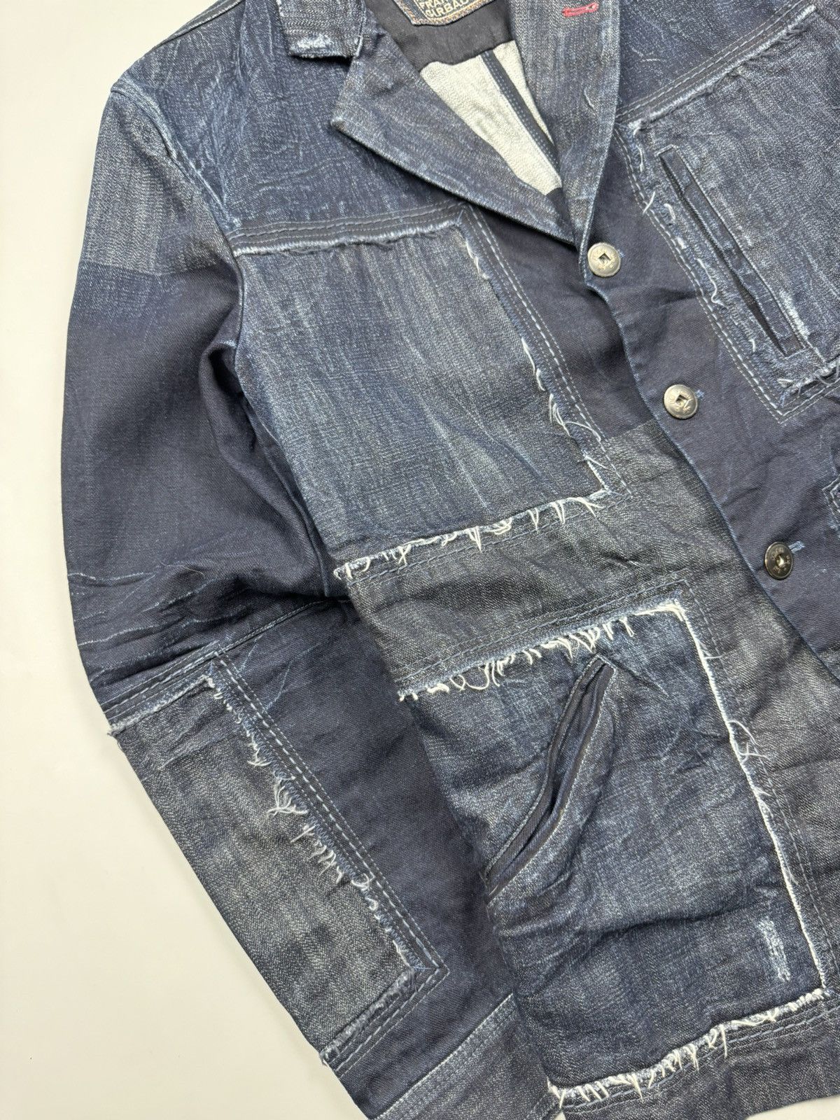 Marithe + Francois Girbaud Marithe Francois Girbaud Patchwork Denim Jacket size 54 Size US L / EU 52-54 / 3 - 5 Thumbnail