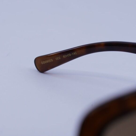 Gucci Gucci GG0900S 002 Sunglasses Havana Aviator Frame, Brown Size ONE SIZE - 7 Thumbnail
