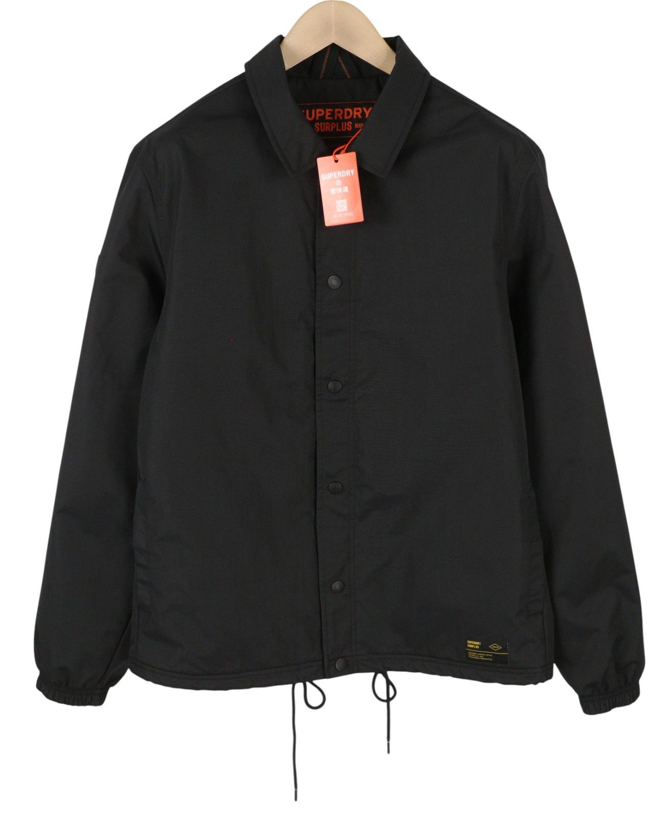 Superdry Nylon Coach M Black Snap Spread Light 87143 Size US M / EU 48-50 / 2 - 2 Thumbnail