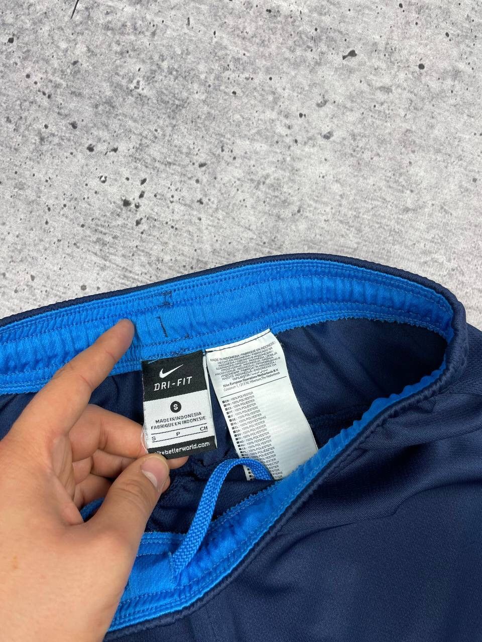 Nike × Vintage Vintage Nike 90’s Y2K Style Drill Blue Soccer Casual Shorts Size US 30 / EU 46 - 9 Thumbnail