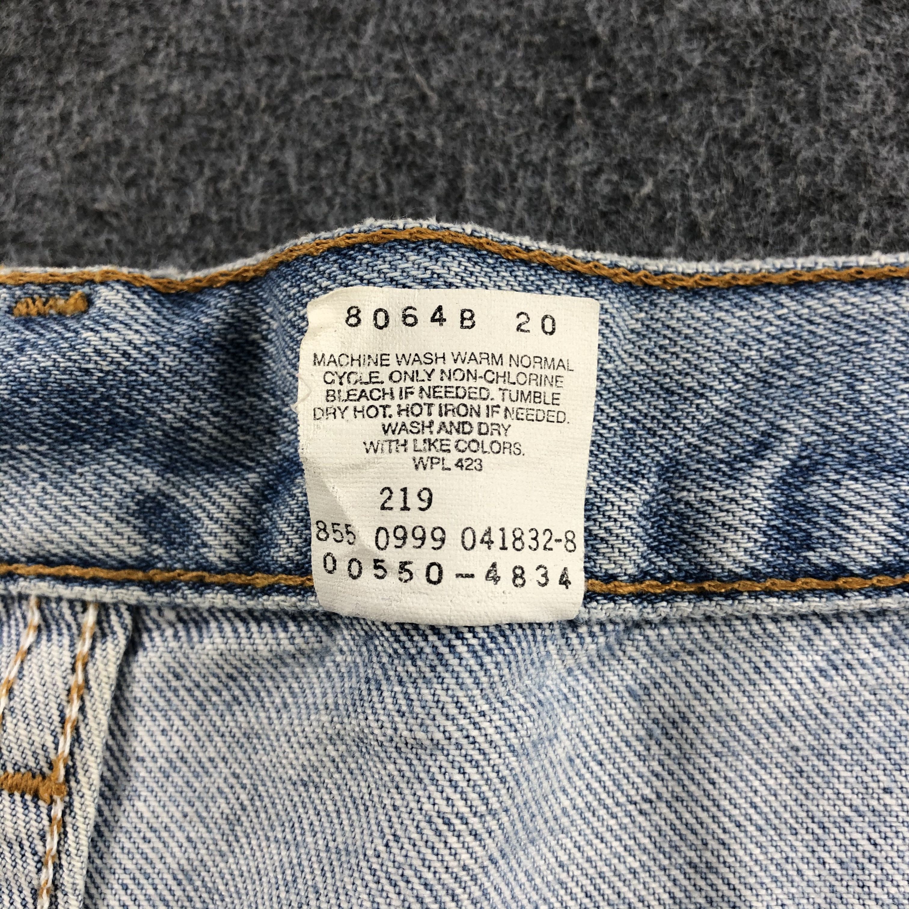 Levi's Vintage 90s Light Wash Levis 550 Jeans-J1993 Size US 34 / EU 50 - 16 Thumbnail