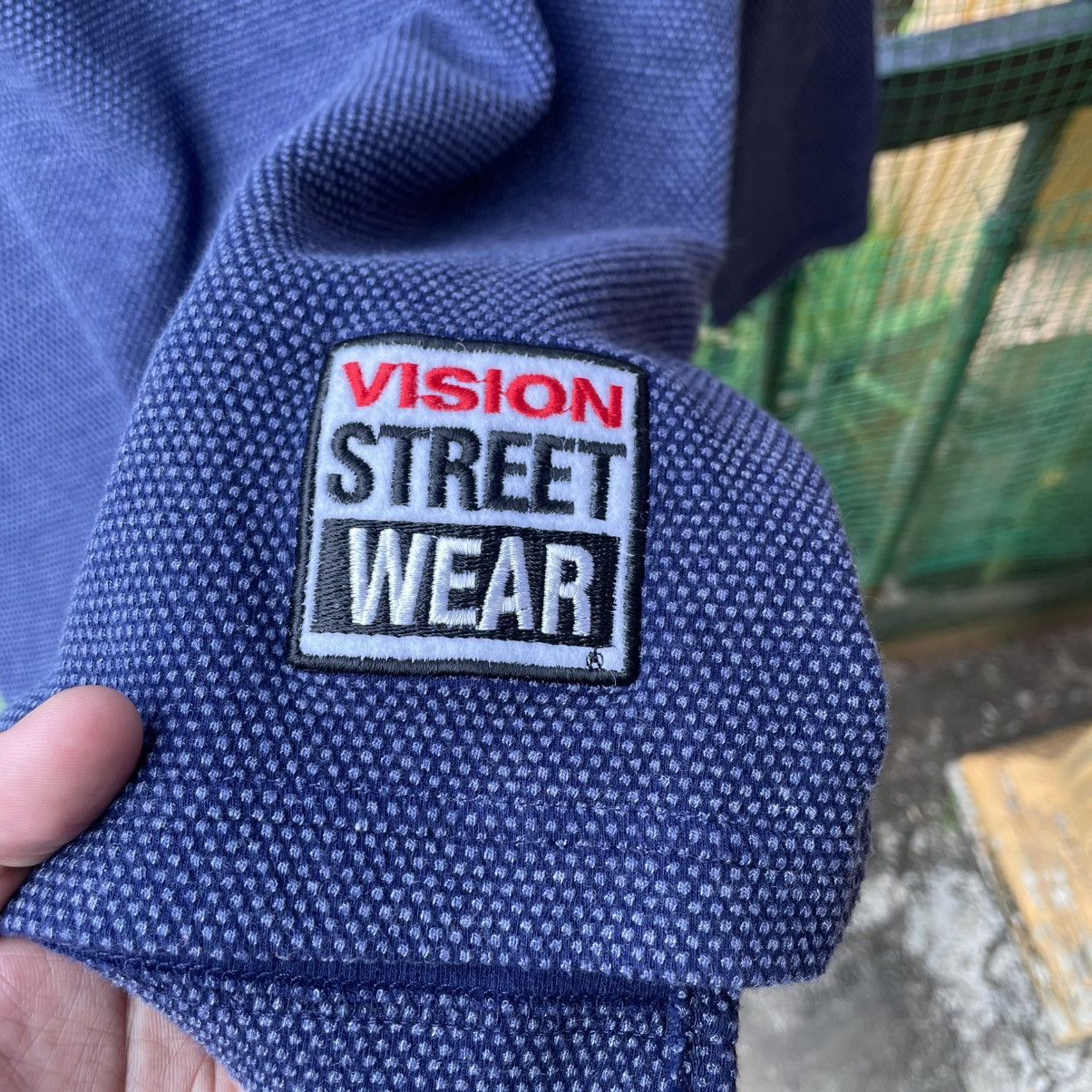 Vision Streetwear 🔥Vintage 90s Vision Streetwear Long Sleeves Waffle Tee Size US M / EU 48-50 / 2 - 10 Thumbnail