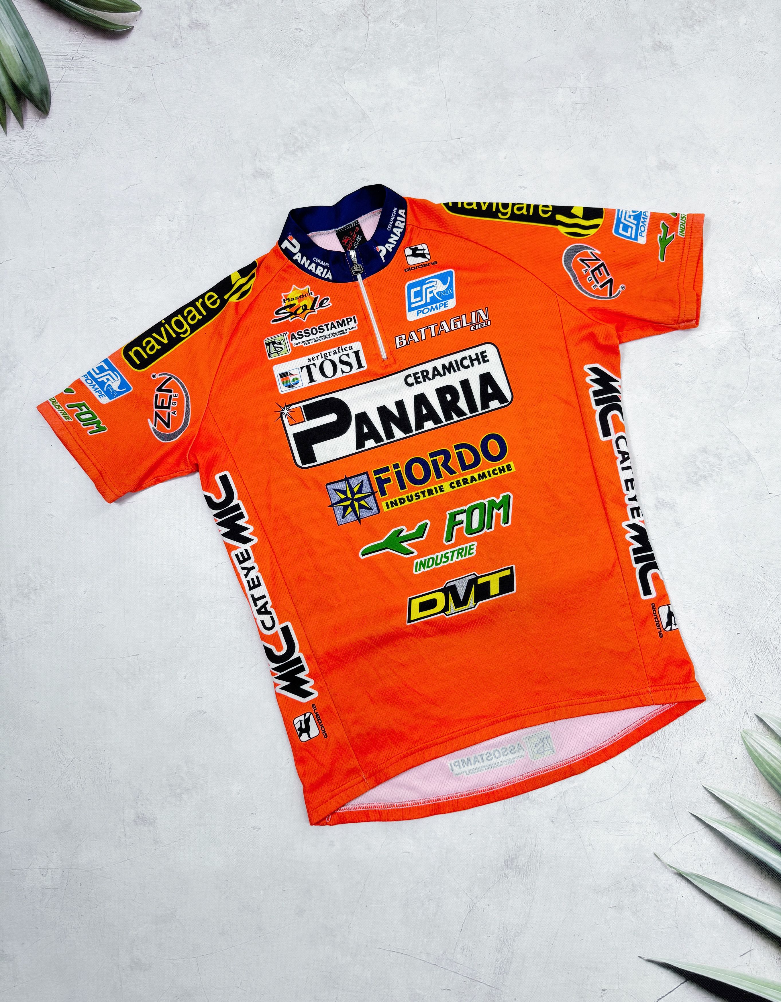 Vintage Vintage Giordana Cycling Jersey Panaria Fiordo Size US M / EU 48-50 / 2 - 5 Thumbnail