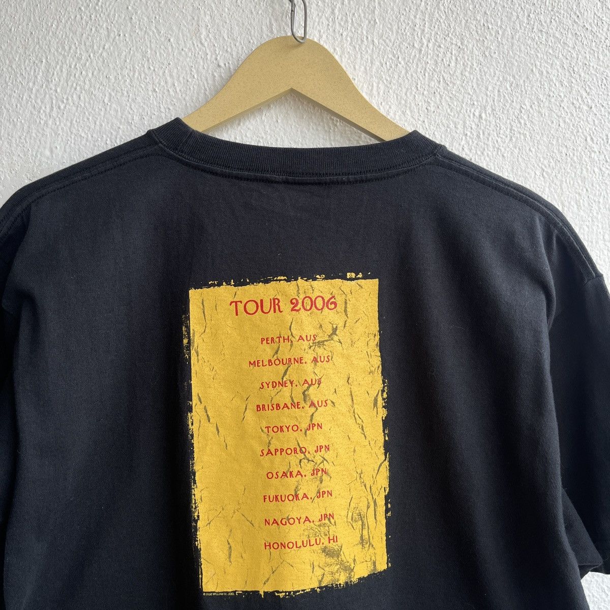 Band Tees VINTAGE COPYRIGHT 2006 BILLY JOEL LIVE IN CONCERT TOUR 2006 Size US L / EU 52-54 / 3 - 20 Thumbnail