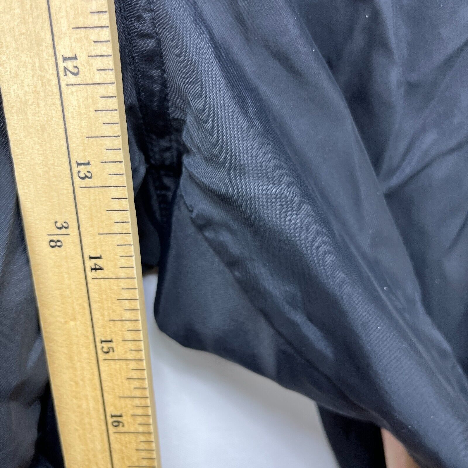 Nike × Vintage Vintage 90s Nike Windbreaker Pants Black Swoosh XL Swishy Size US 42 / EU 58 - 8 Thumbnail
