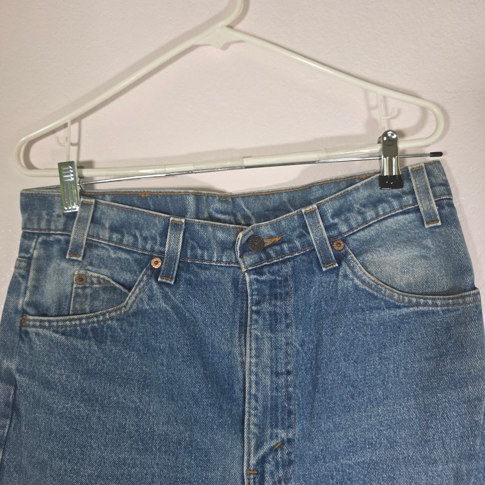 Levi's Levi’s 505 Regular Fit Straight Leg Jeans Men 34x34 Wash USA Size US 34 / EU 50 - 2 Thumbnail