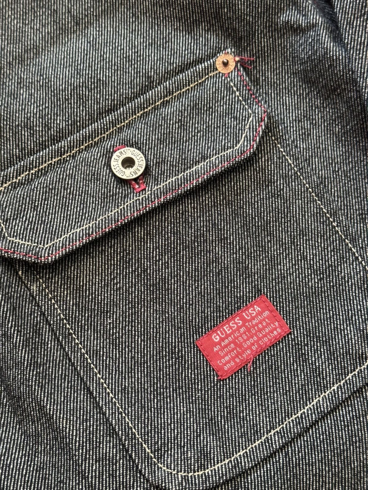 Guess Vintage 90’e Guess Made In USA Baggy Rap Jeans Shirt Size US XXL / EU 58 / 5 - 3 Thumbnail