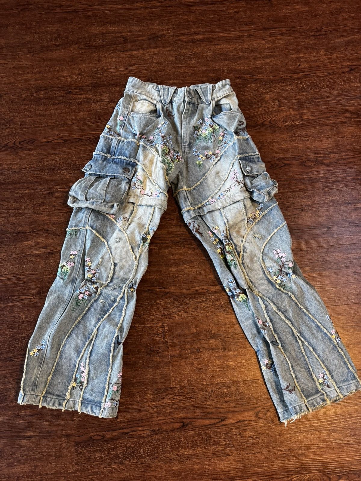 COUNTRYSIDE 'OVERGROWTH' CONVERTIBLE DENIM PANTS