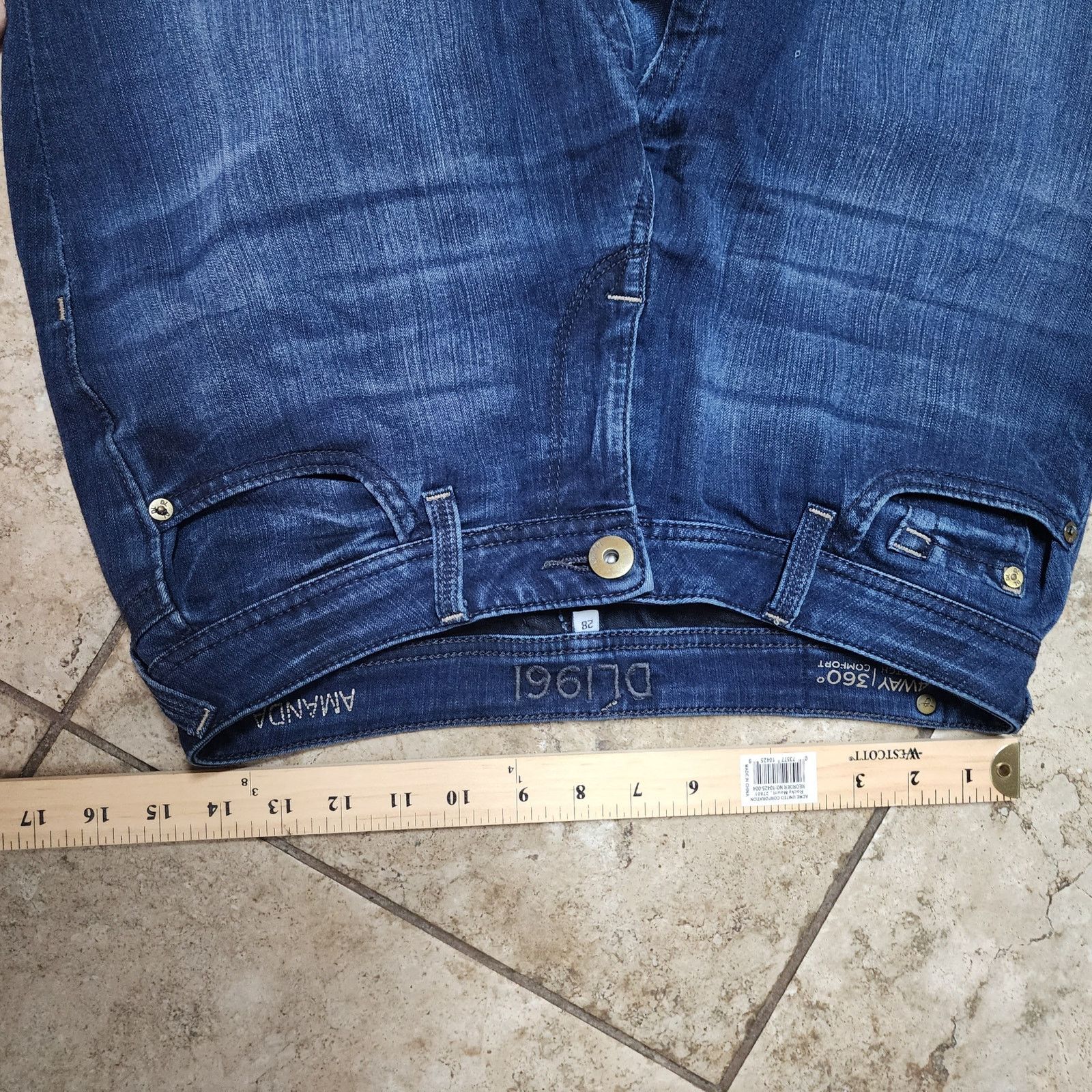 DL1961 Womens DL1961 Amanda Skinny Jeans Size 28 Size 28" / US 6 / IT 42 - 6 Thumbnail