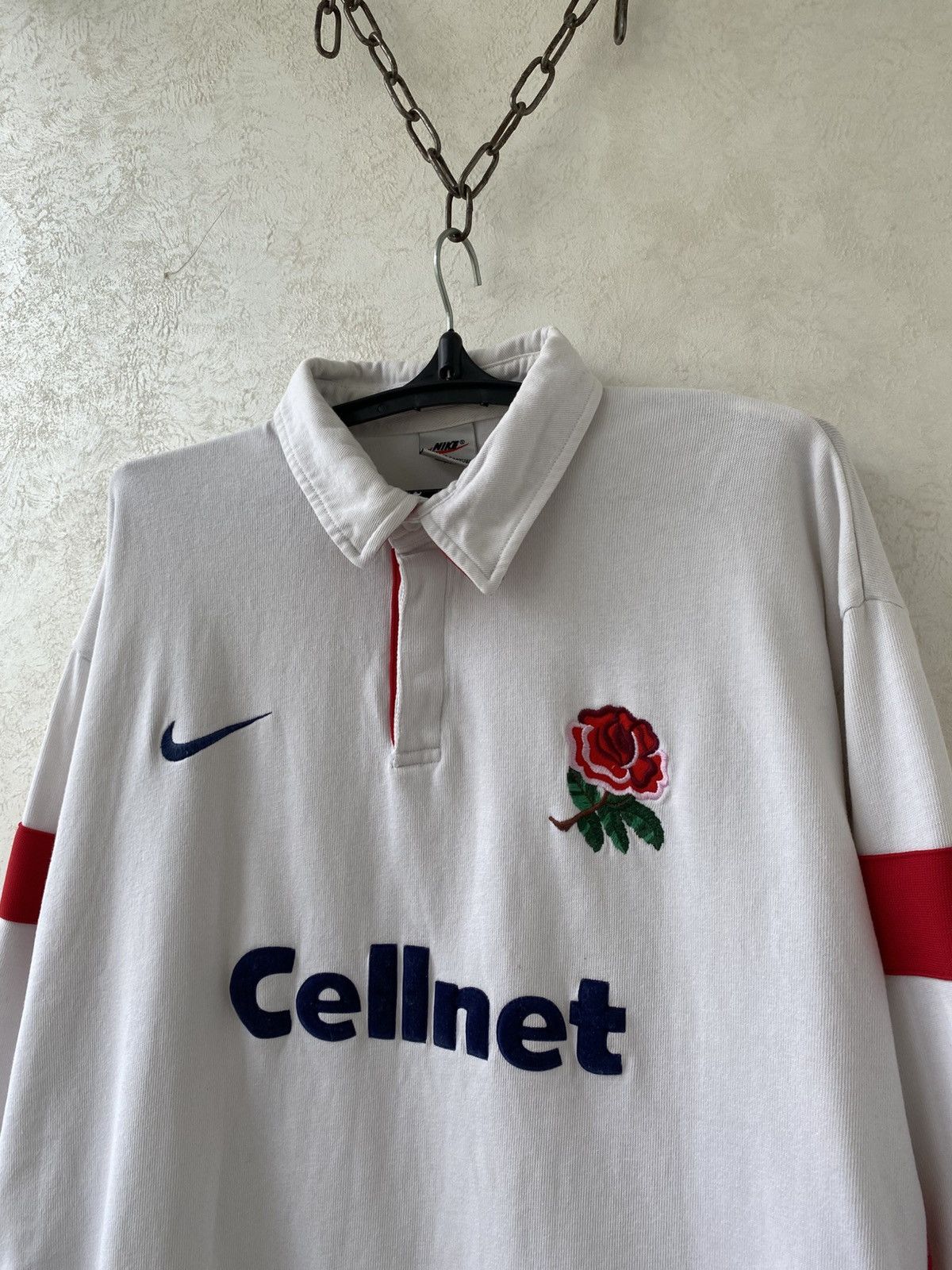 Nike Vintage Nike England Rugby Shirt Men's 2XL 1997-1999 Jersey Size US XXL / EU 58 / 5 - 4 Thumbnail
