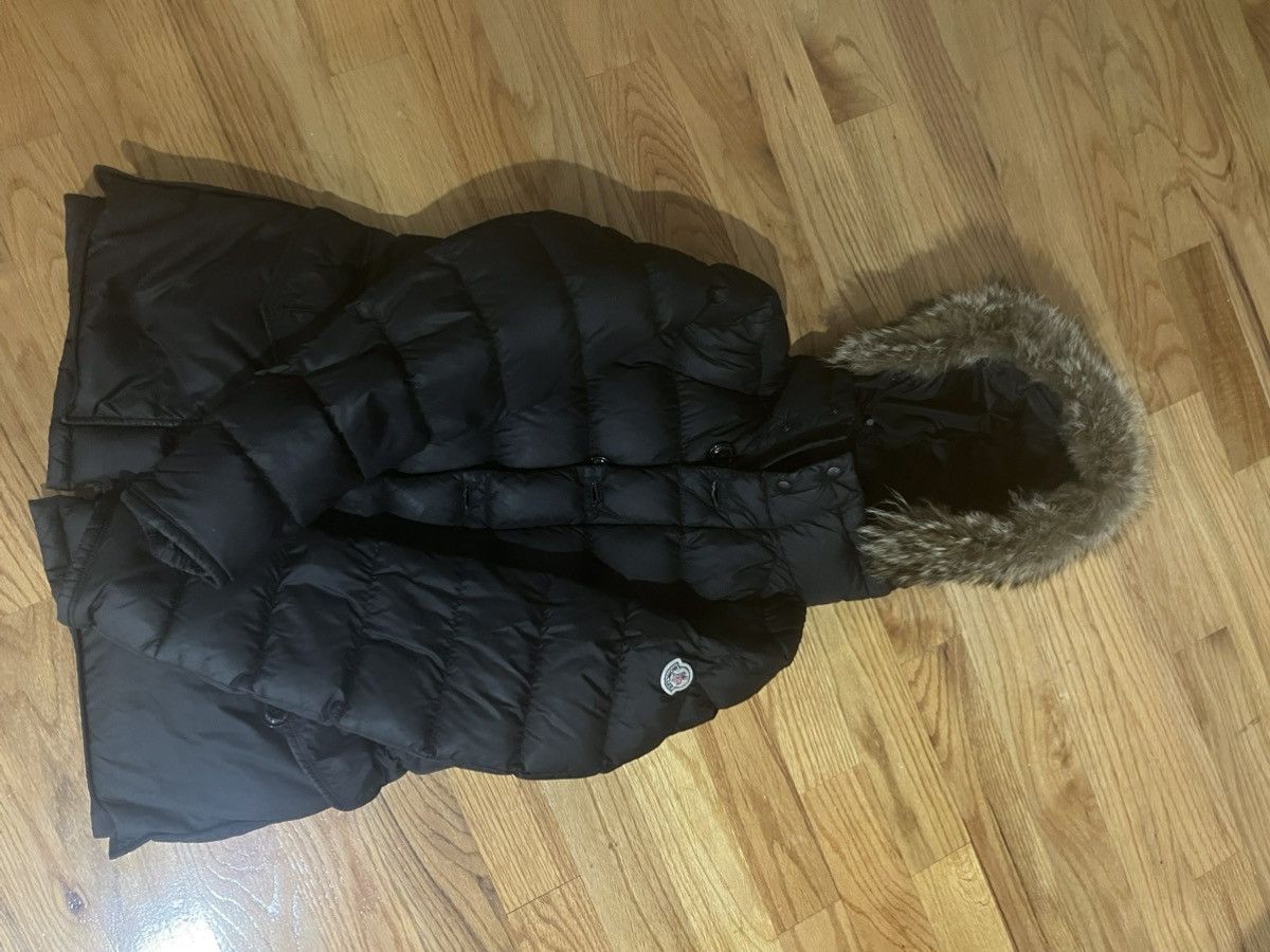 Moncler Clunye Hooded Mid-Length Down Jacket Size US XL / EU 56 / 4 - 4 Thumbnail