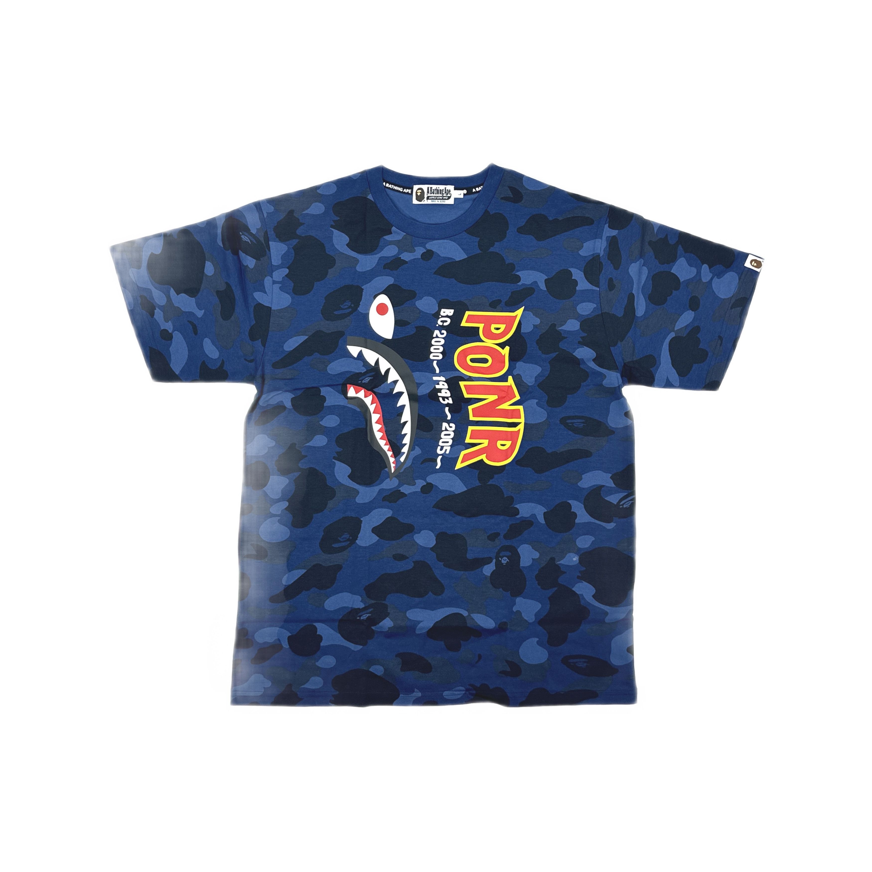 Bape A Bathing Ape PONR Shark Camo T-Shirt Size L Size US L / EU 52-54 / 3 - 1 Thumbnail