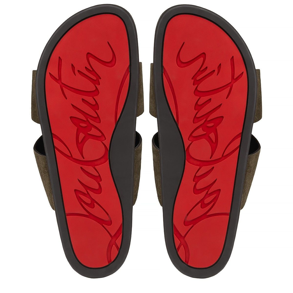 Christian Louboutin o1s1wg111224 Dhabubizz Flat Crosta Calf in Sierra Size US 8 / EU 41 - 5 Thumbnail