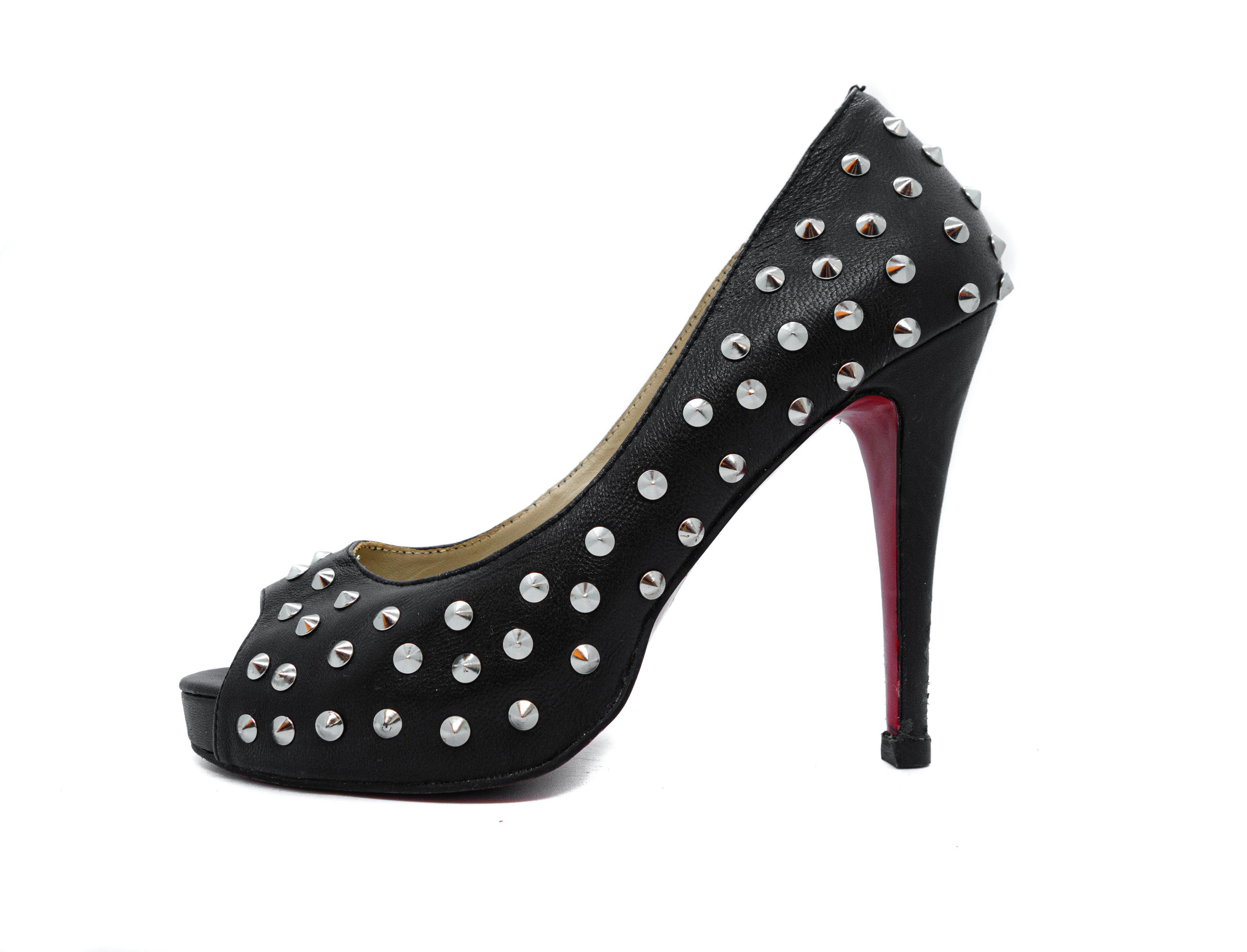 Christian Louboutin Rhinestones Leather Heels Size US 9 / IT 39 - 1 Thumbnail