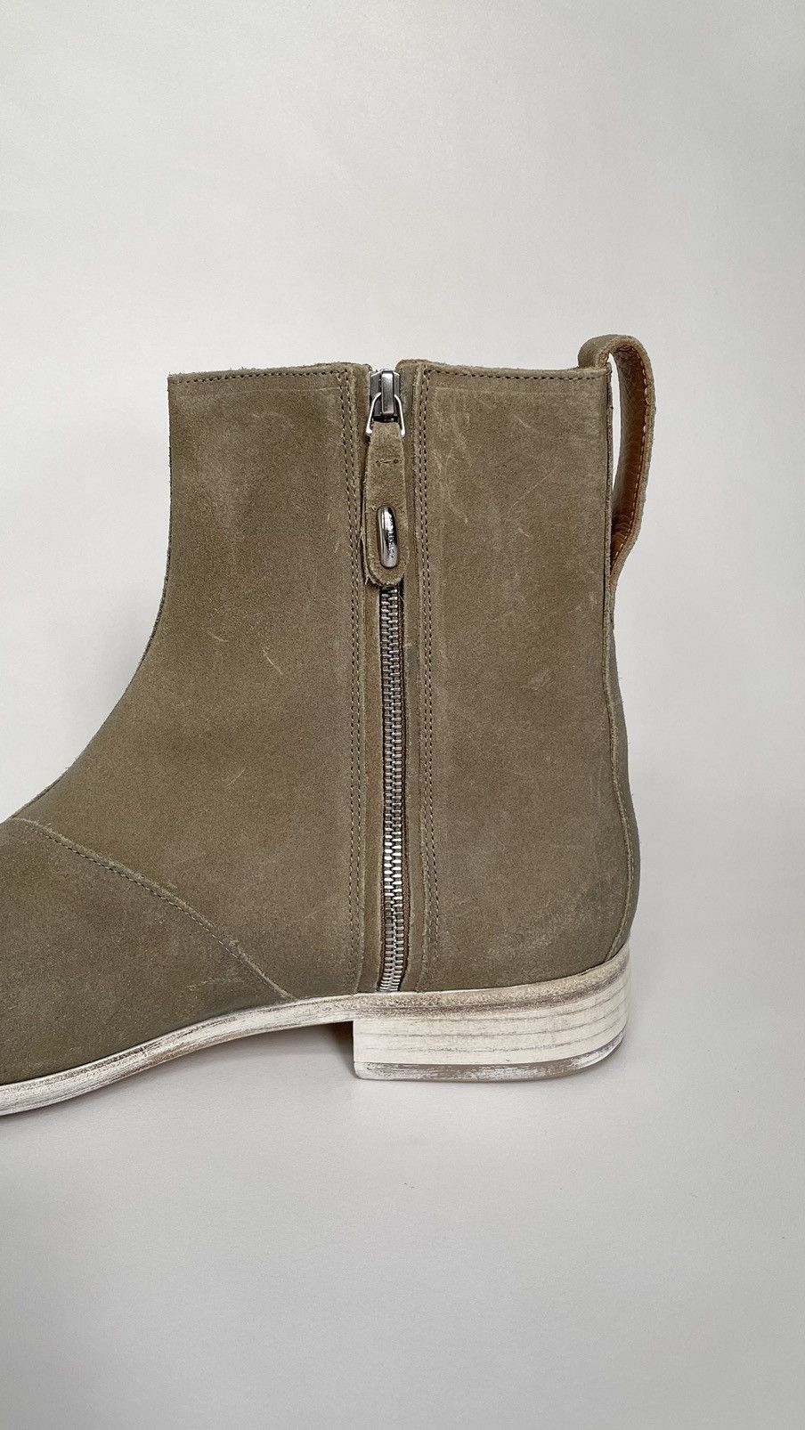 Our Legacy Waxed Suede ‘Michaelis’ Square Toe Boots Size US 9 / EU 42 - 11 Thumbnail