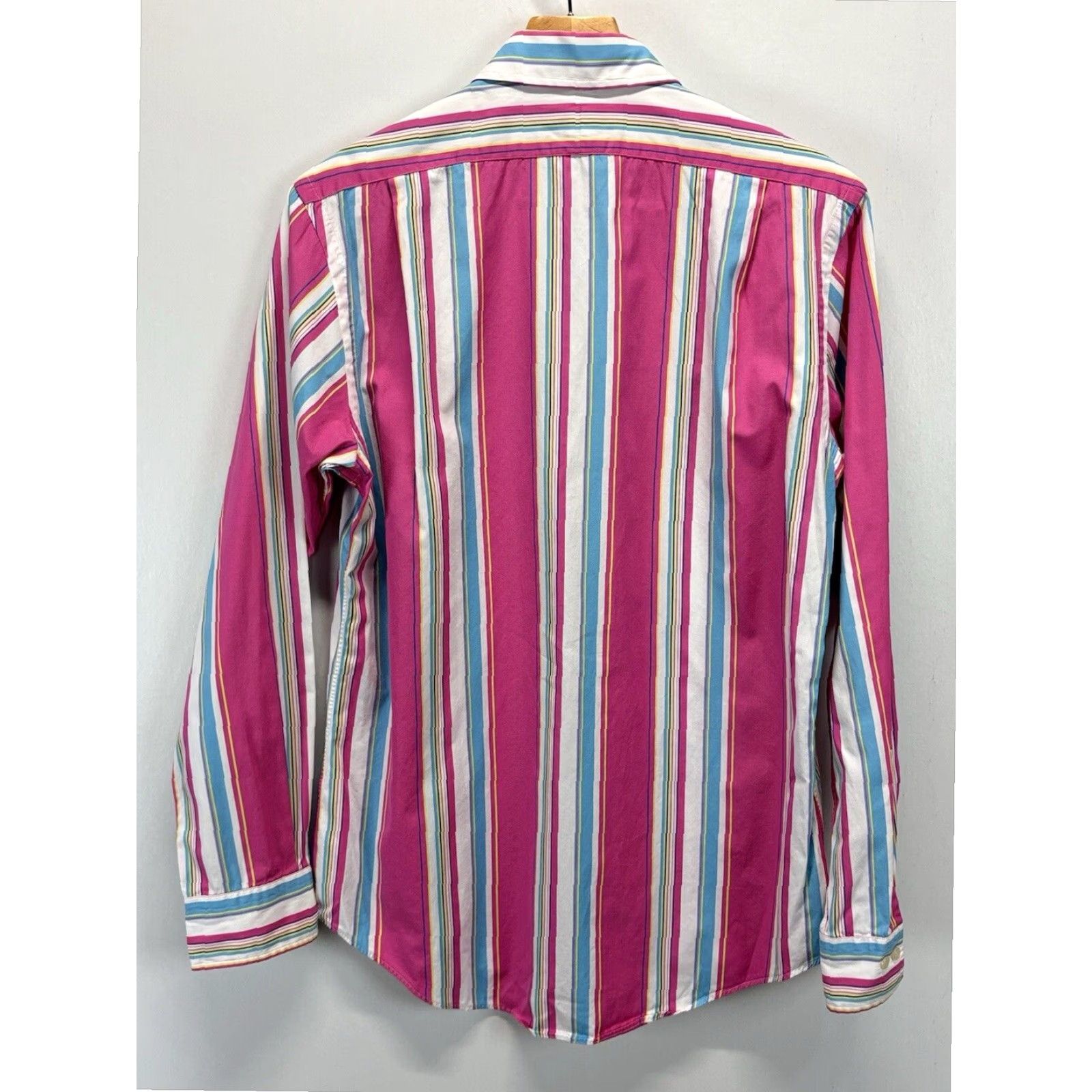 Polo Ralph Lauren VINTAGE Polo Ralph Lauren Striped Button Up Shirt Medium Mens 90s Cotton Preppy Size US M / EU 48-50 / 2 - 3 Thumbnail