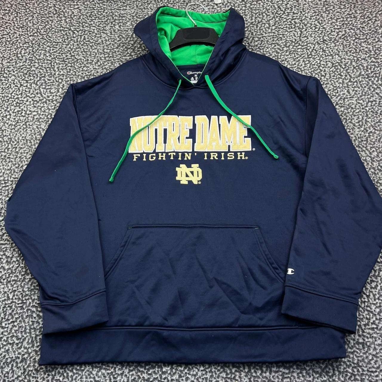 Champion Notre Dame Fighting Irish Hoodie Champion NCAA Pullover XL Size US XL / EU 56 / 4 - 1 Thumbnail
