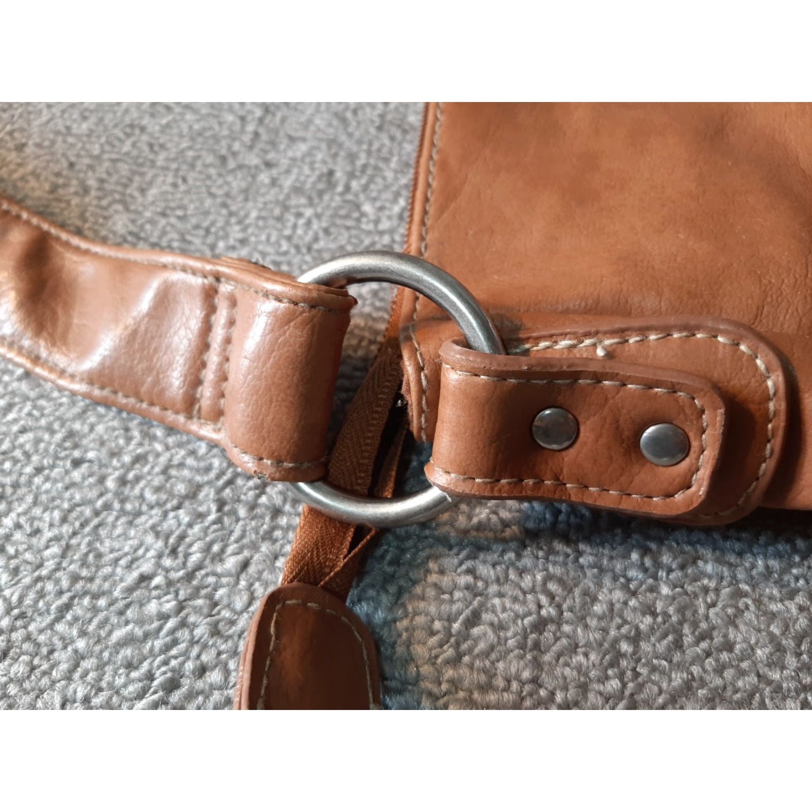 Kenneth Cole KENNETH COLE Unlisted Women’s Evening Bag Brown Purse 11x8x4 PVC Handbag Medium Ladies Womens Bag Size ONE SIZE - 6 Thumbnail