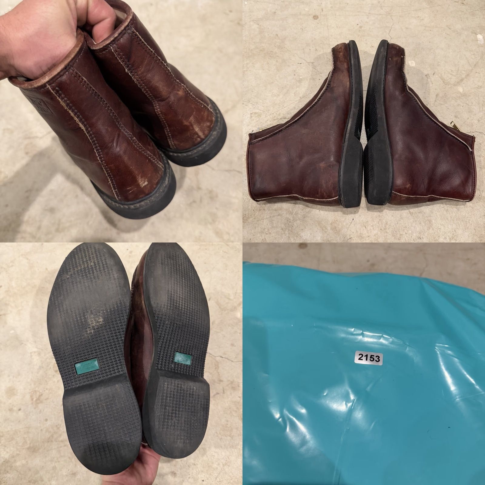 Doublet VINTAGE Double H Insulated Stadium Boots Style 5334 Mens Size 11.5 D Brown Western Workwear Leather Zipper Boots Mens Boots Size US 12 / EU 45 - 8 Thumbnail