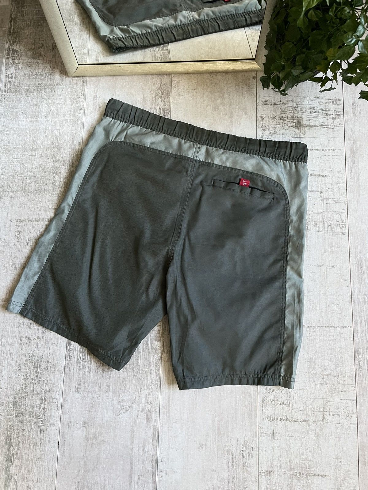 Nike × Vintage Vintage Nike VB 00’s Nylon Shorts Y2K Swoosh Drill RARE Size US 33 - 4 Thumbnail