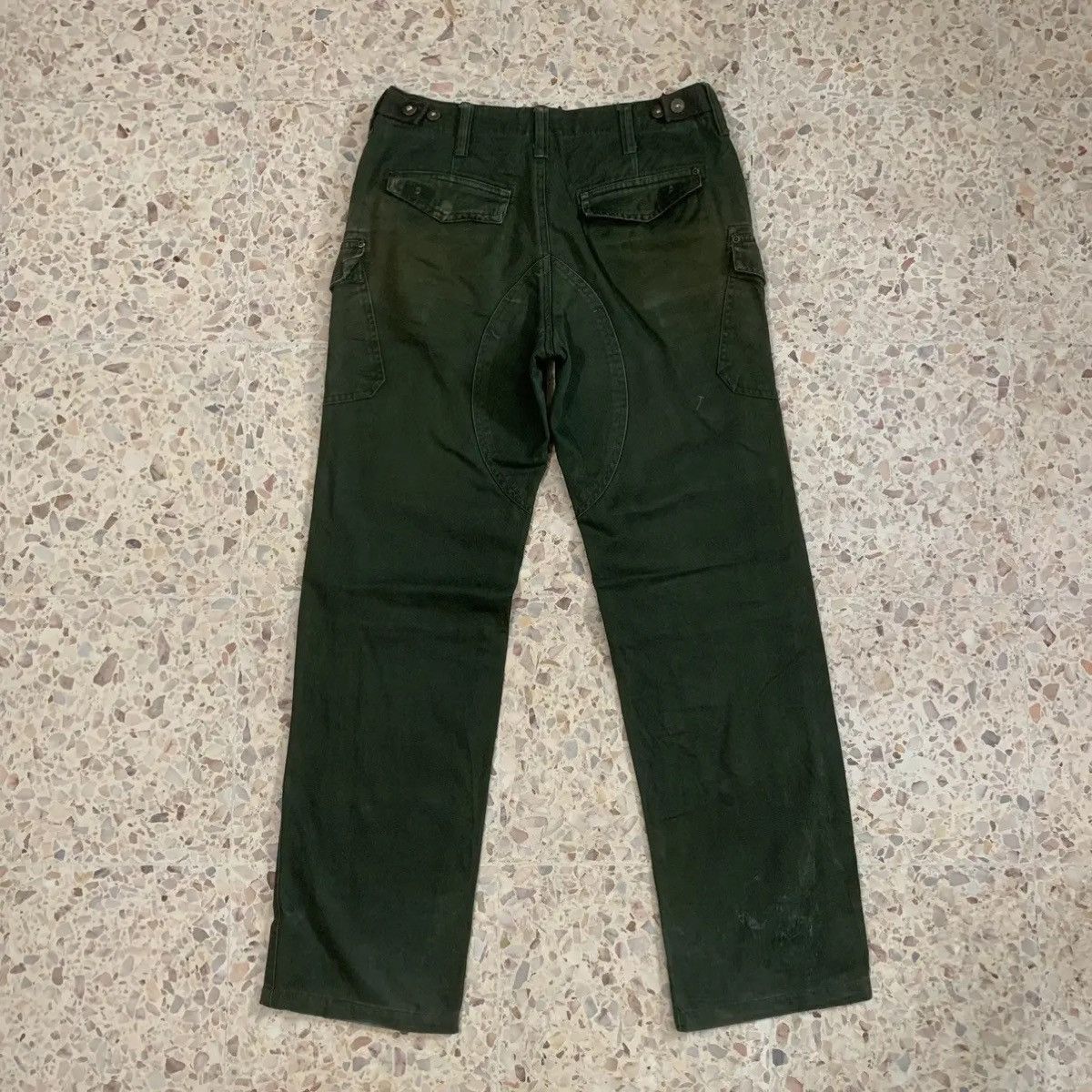 Beauty Beast Japanese Vintage W29 L31 Trousers Faded Utility Combat Cargo Size US 29 - 10 Thumbnail