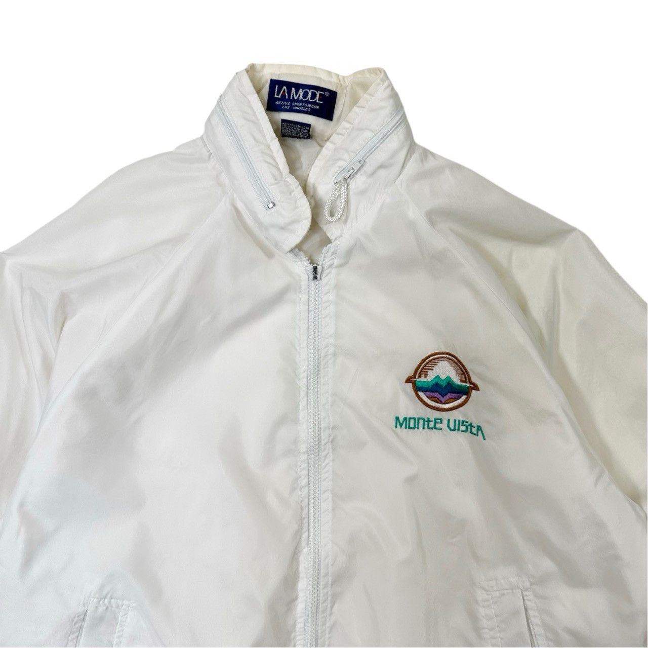 Vintage Vintage 90s Monte Vista Embroidered Light Zip Up Windbreaker Size US S / EU 44-46 / 1 - 2 Thumbnail