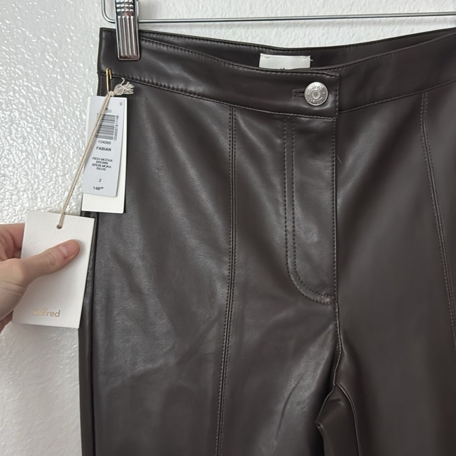 Aritzia NWT Wilfred 2 Aritzia Fabian Pants in Mocha Brown Size 26" / US 2 / IT 38 - 10 Thumbnail