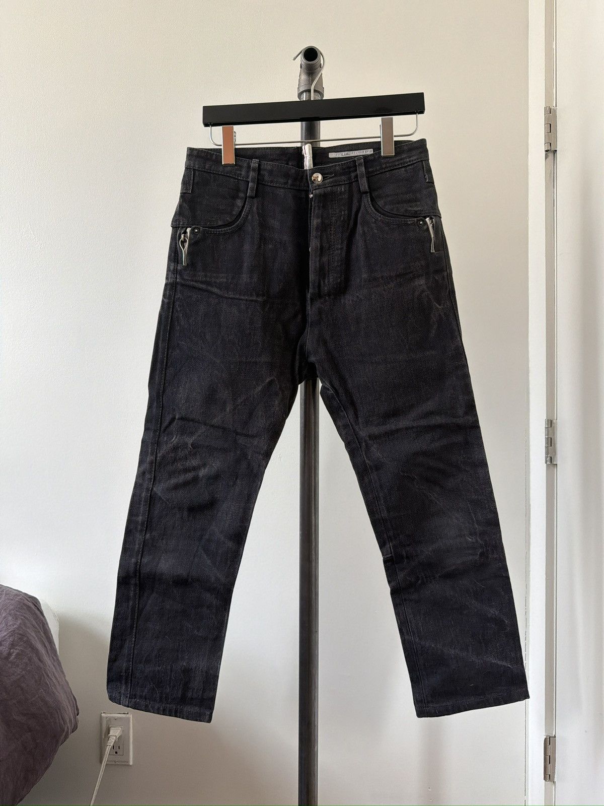 Taichi Murakami Cropped Denim Pants Size US 30 / EU 46 - 1 Thumbnail