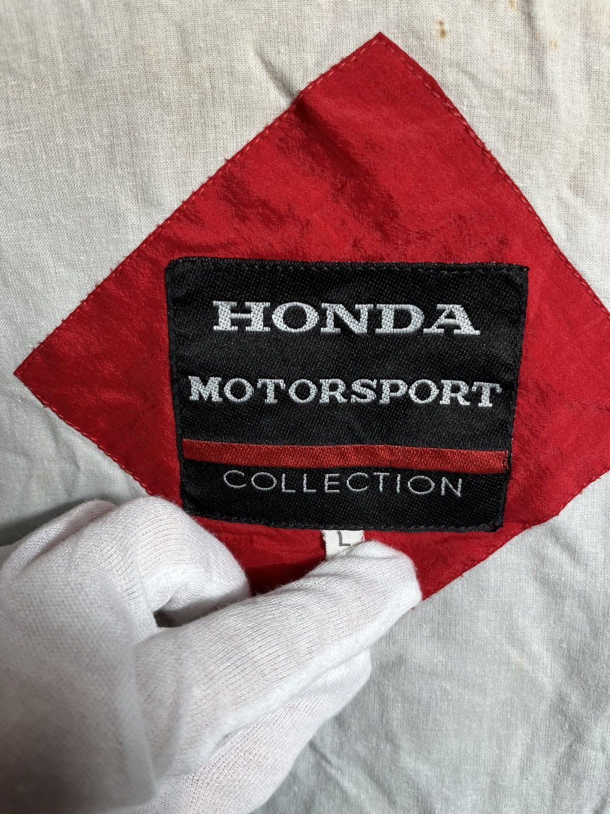 Honda Honda Accord BTCC red jacket 80s 90s formula 1 racing vtg Size US L / EU 52-54 / 3 - 12 Thumbnail