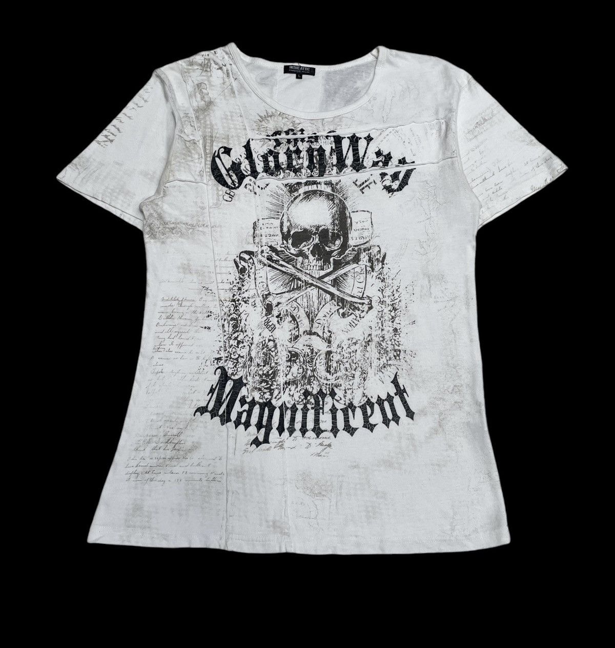 If Six Was Nine × In The Attic Rare Design Vintage Brand In The Attic Skull T-shirt 2000s Size US L / EU 52-54 / 3 - 1 Thumbnail
