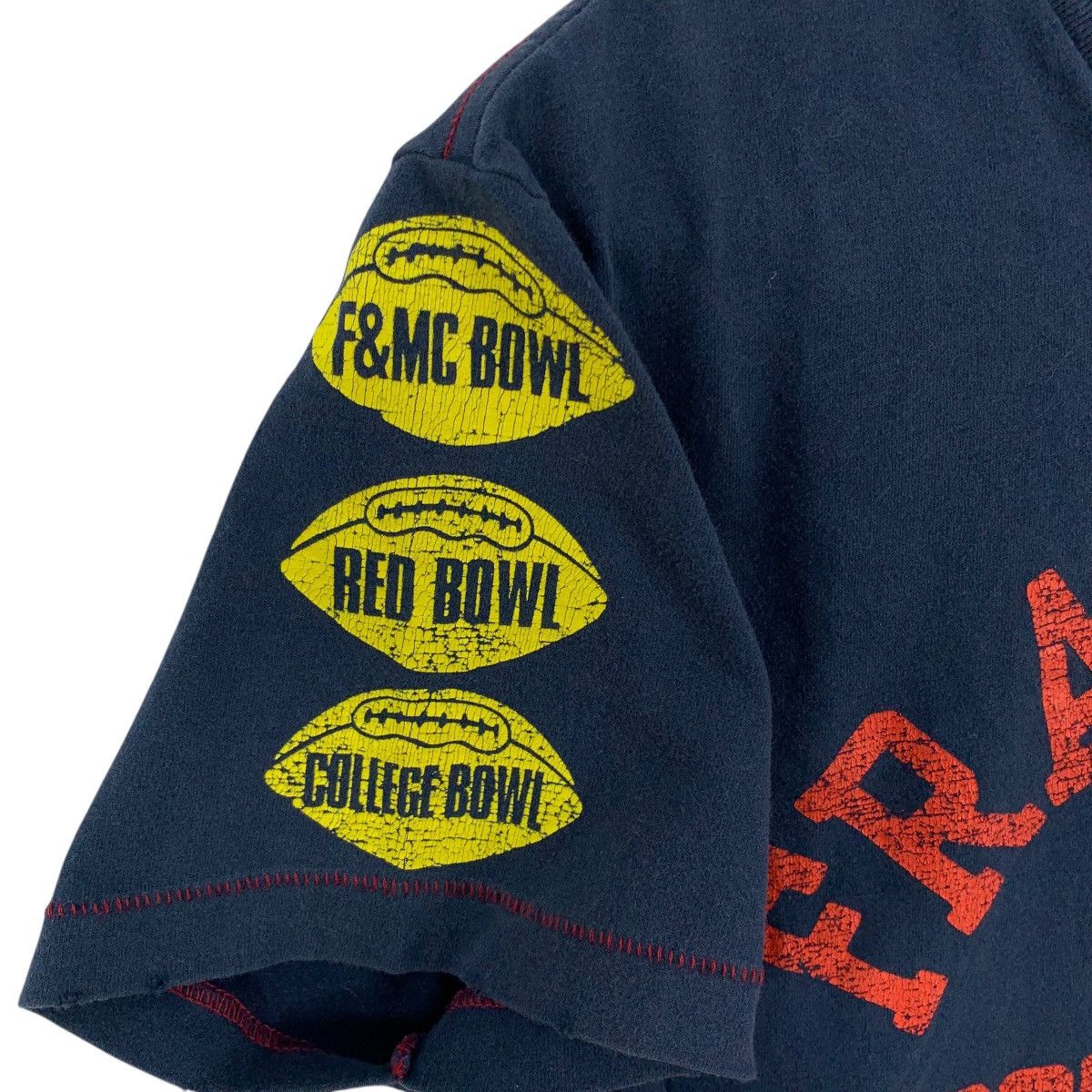Franklin & Marshall FRANKLIN MARSHALL ITALY Brand F&MC Bowl Distressed Tshirt Size US S / EU 44-46 / 1 - 3 Thumbnail