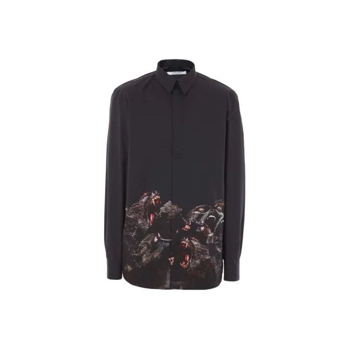 Givenchy Givenchy Men's Beast Pattern Long-Sleeve Shirt Size US XS / EU 42 / 0 - 1 Thumbnail