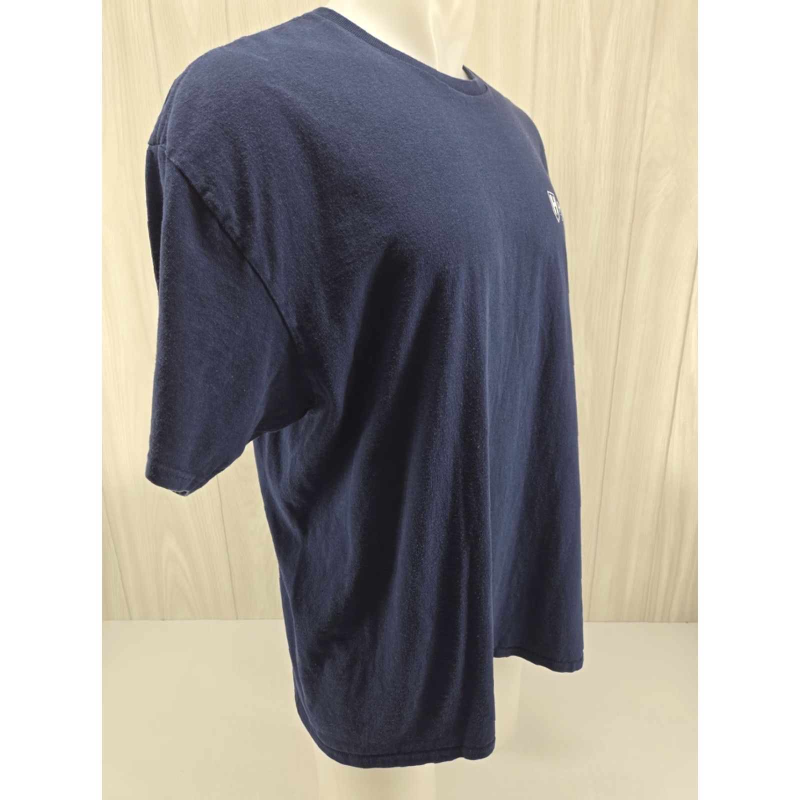 Vintage Heybo Outdoors Navy Blue Dog Duck Graphic Short Sleeve T Shirt Mens 2XL Size US XXL / EU 58 / 5 - 7 Thumbnail