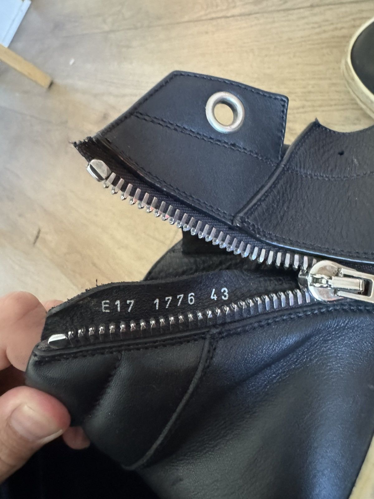 Rick Owens Leather Island Dunks Size US 10 / EU 43 - 8 Thumbnail