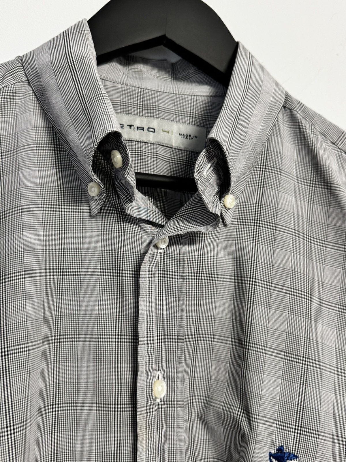 Etro Etro Button Up Shirt Gray Style Luxury Size US L / EU 52-54 / 3 - 5 Thumbnail