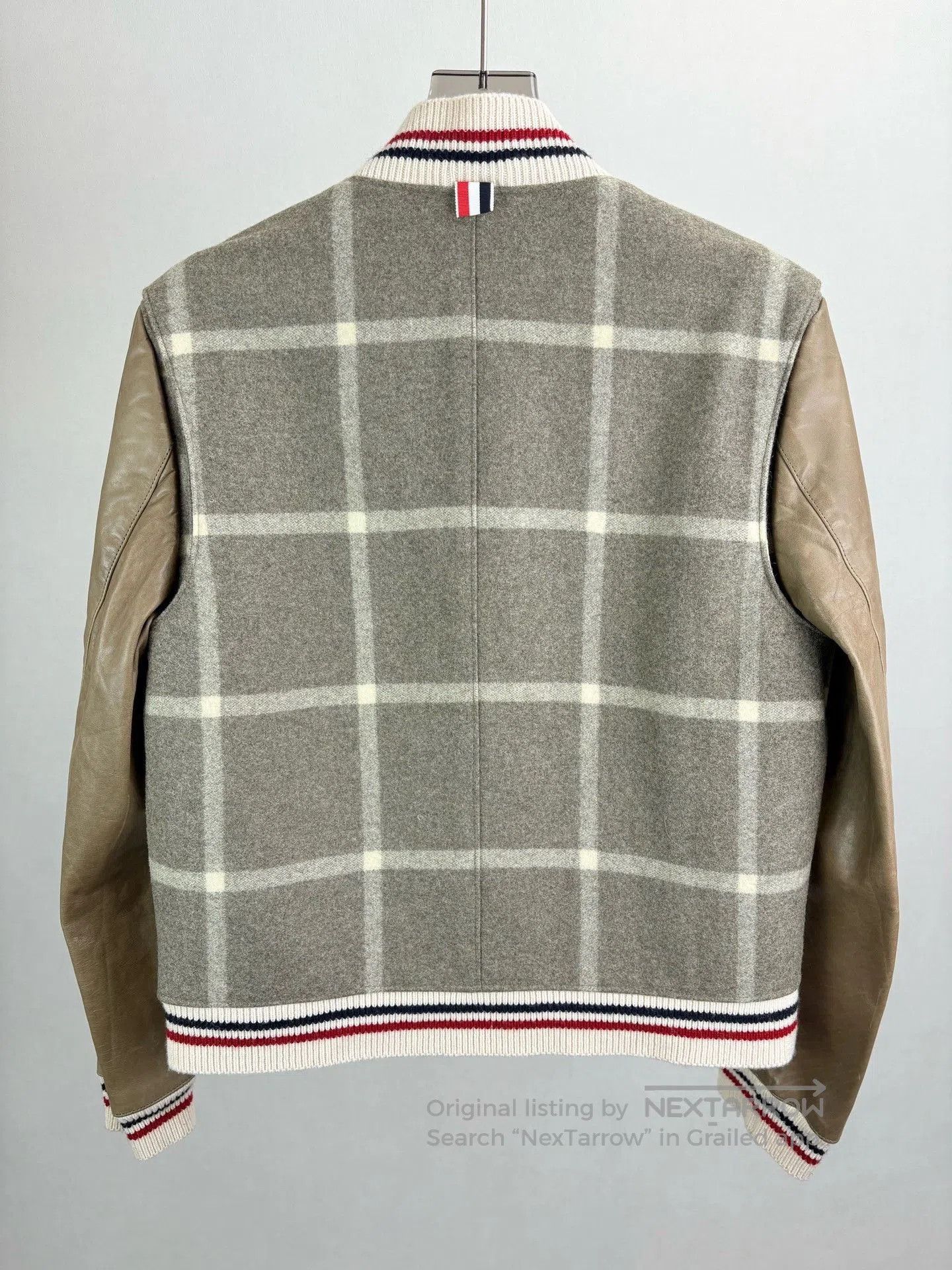 Thom Browne THOM BROWNE Wool Leather Baseball Jacket. Size US S / EU 44-46 / 1 - 2 Thumbnail